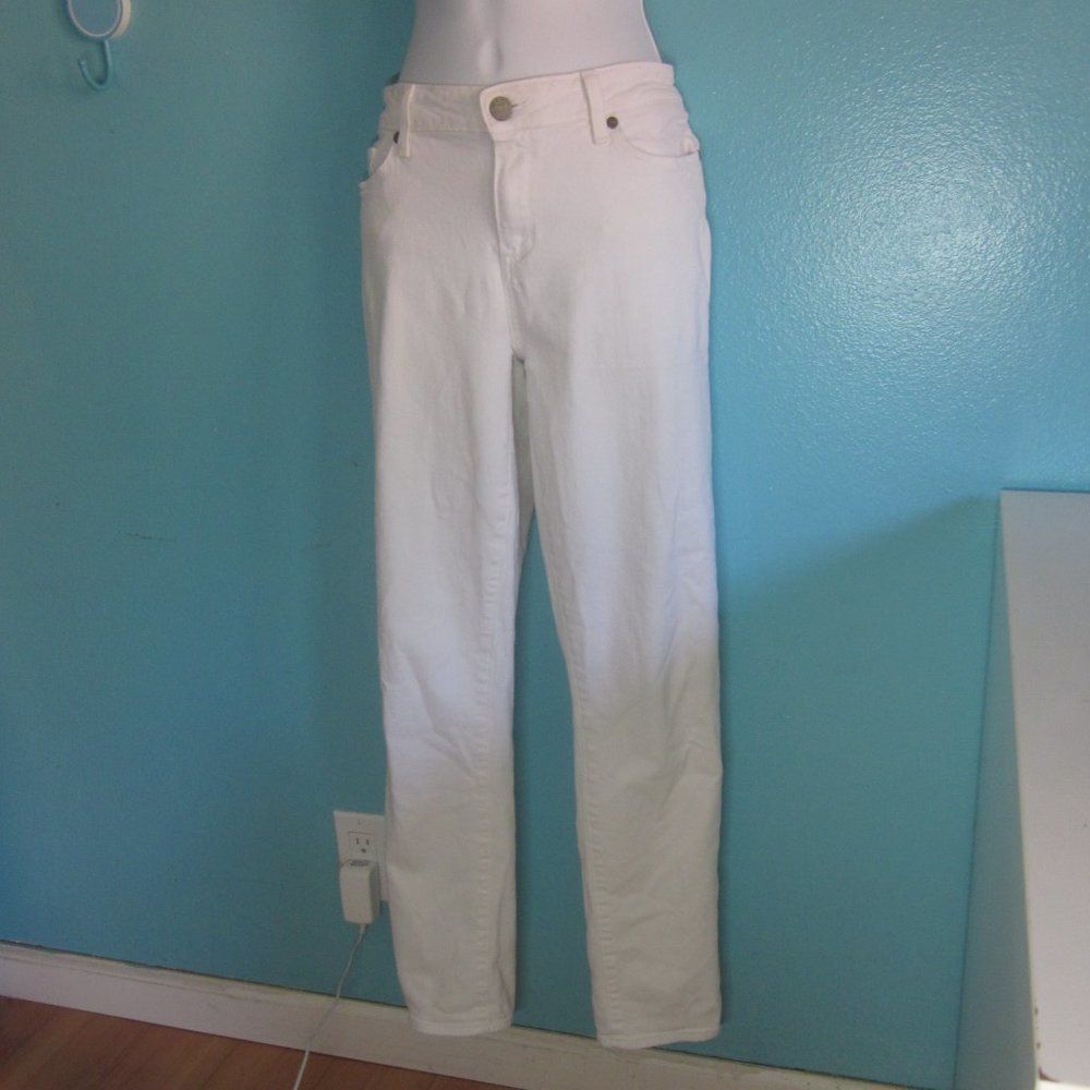 Paige Paige White Jeans Skyline Ankle Peg Size 32 Size 32" / US 10 / IT 46 - 4 Thumbnail