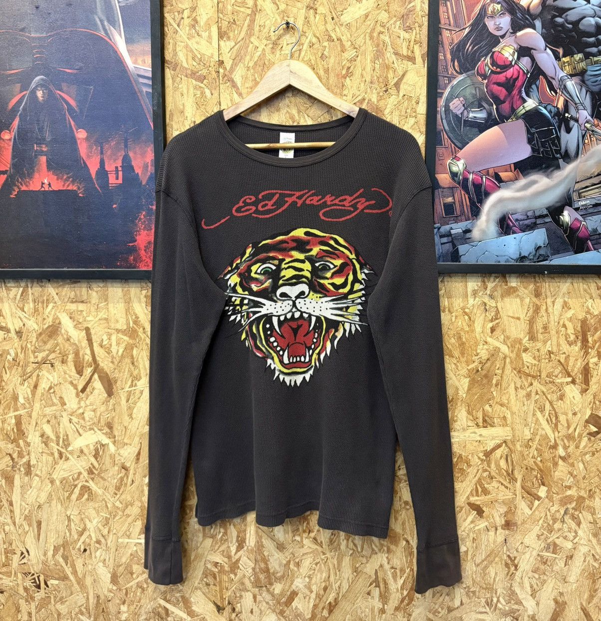 Christian Audigier Ed Hardy Thermal Longsleeve Shirt 🔥 Size US M / EU 48-50 / 2 - 2 Thumbnail
