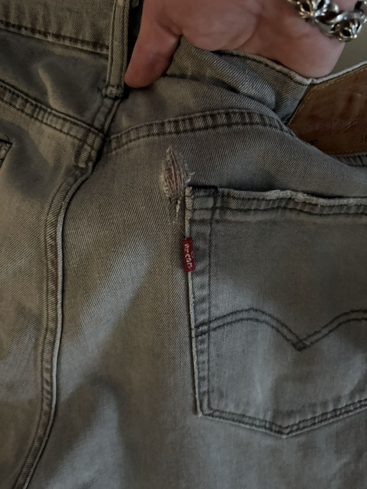 Levi's Vintage light grey levi’s 512 Size US 36 / EU 52 - 4 Thumbnail