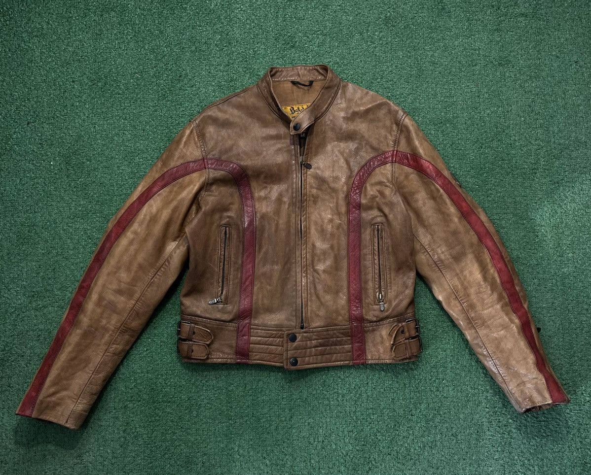 Belstaff × Vintage Belstaff Daytona Black Prince Leather Jacket Vintage Size L / US 10 / IT 46 - 1 Thumbnail