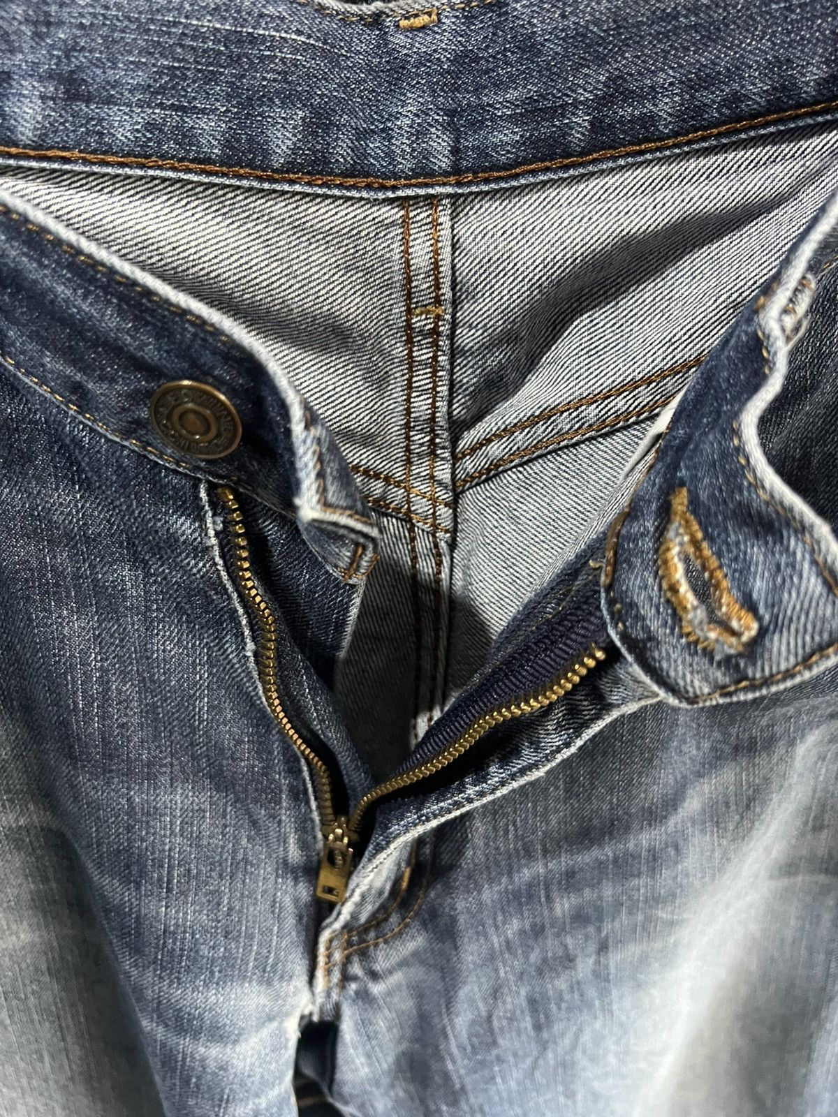 Edwin 🔥Vintage Edwin 403 Distressed Denim Size US 34 / EU 50 - 11 Thumbnail