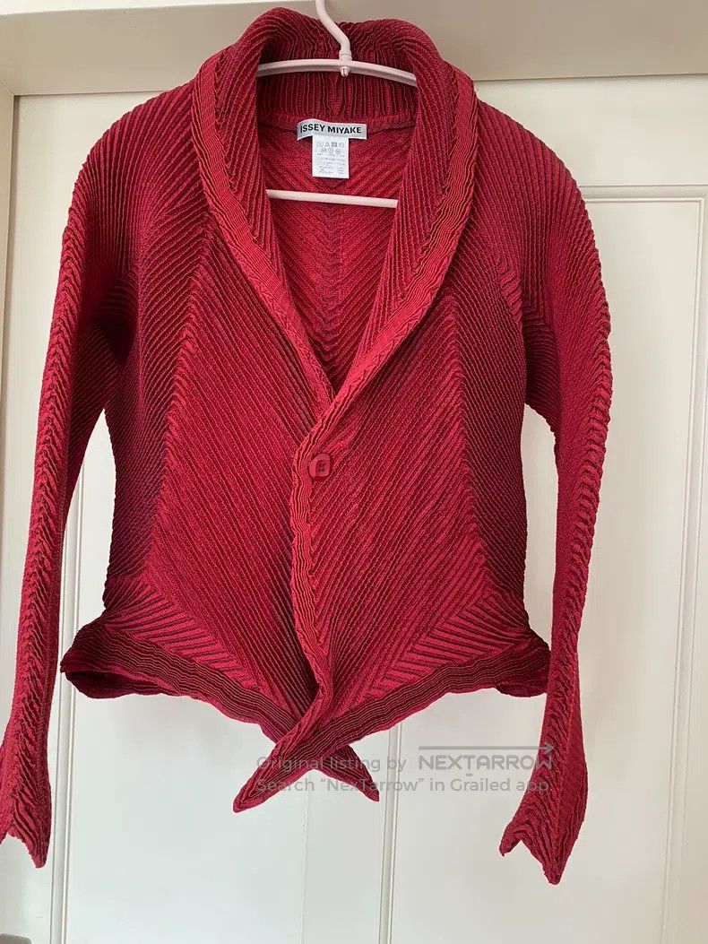 Issey Miyake Issey Miyake Budding Coat Bright Red Size M / US 6-8 / IT 42-44 - 2 Thumbnail