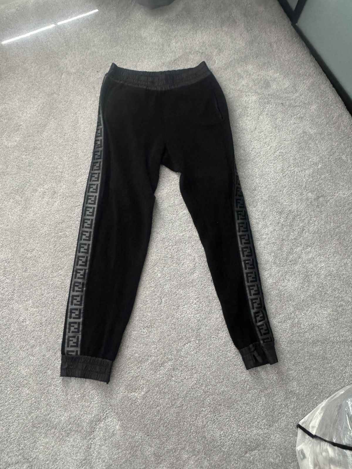 Fleece Fendi Cuffed Joggers