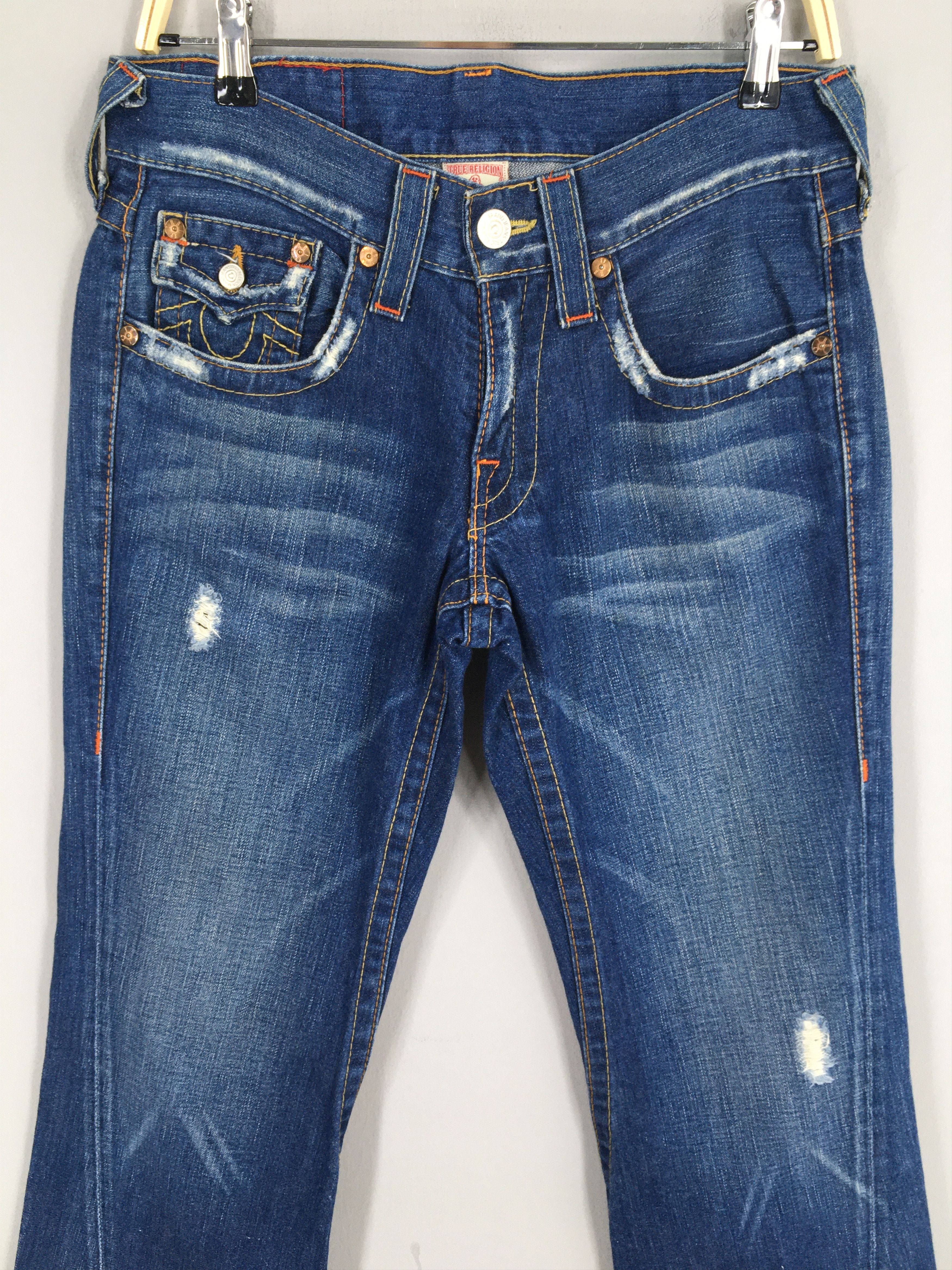 True Religion Size 30x31.5 True Religion Women's Bootcut Flared Denim S360 Size 30" / US 8 / IT 44 - 2 Thumbnail