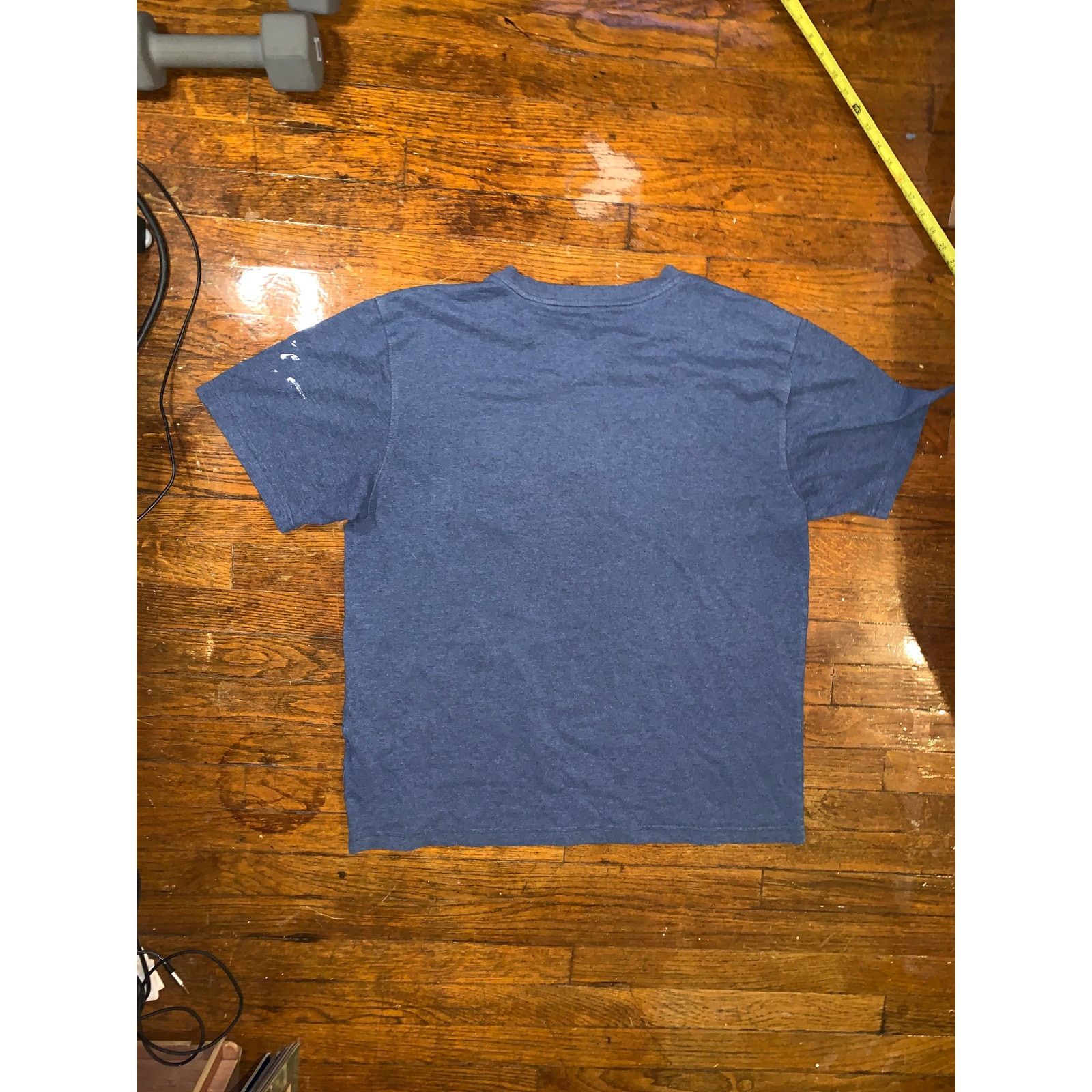 Carhartt Carhartt Henley Pocket T Shirt L Navy K128 Distressed Paint Size US L / EU 52-54 / 3 - 4 Thumbnail