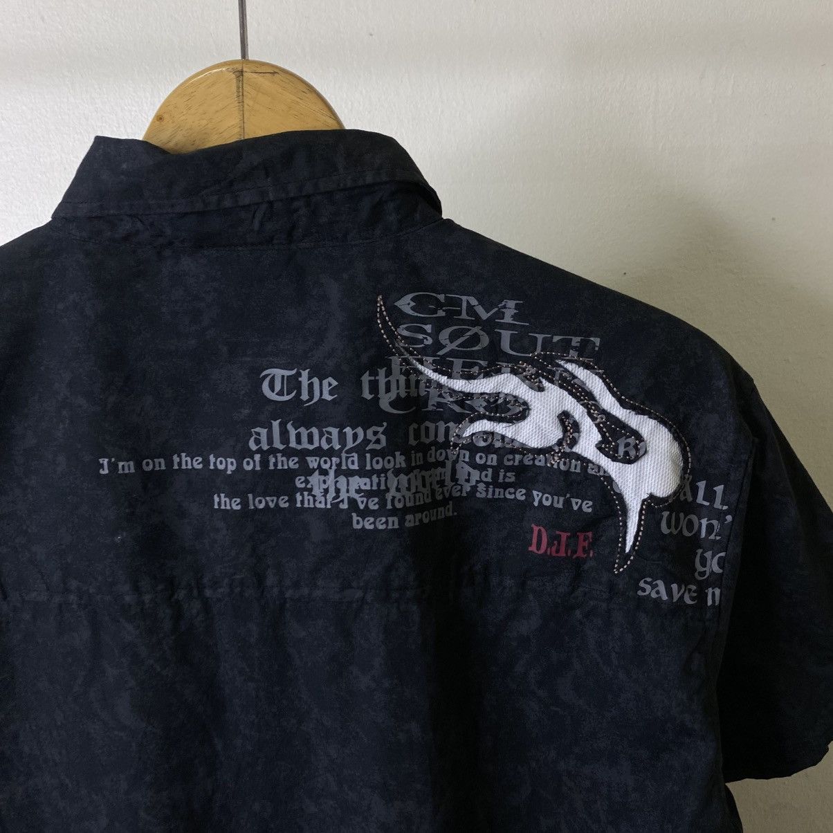 If Six Was Nine DJ Free Seditionaries Poem Cyber Gothic Punk Grunge LGB Size US L / EU 52-54 / 3 - 7 Thumbnail