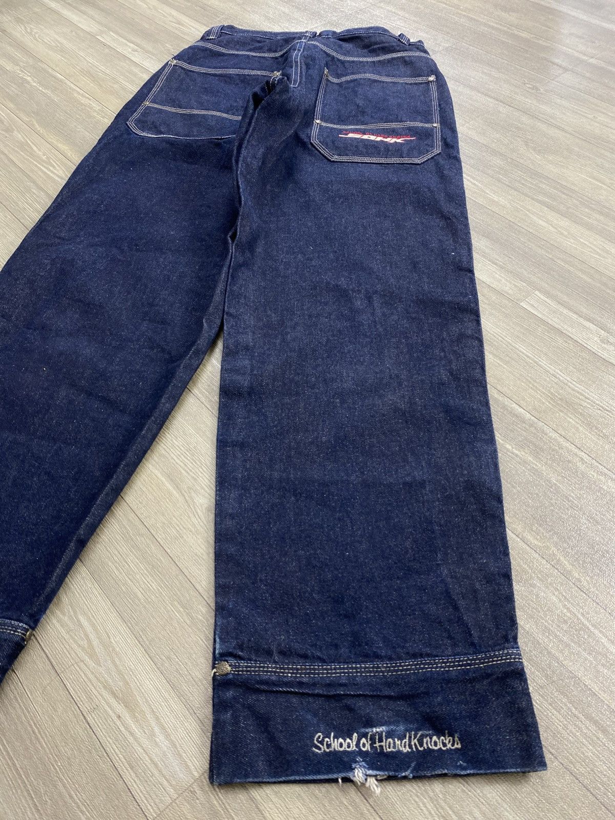 JNCO 2000s JNCO SOHK School of Hard Knocks Baggy Jeans Y2K Size US 30 / EU 46 - 3 Thumbnail