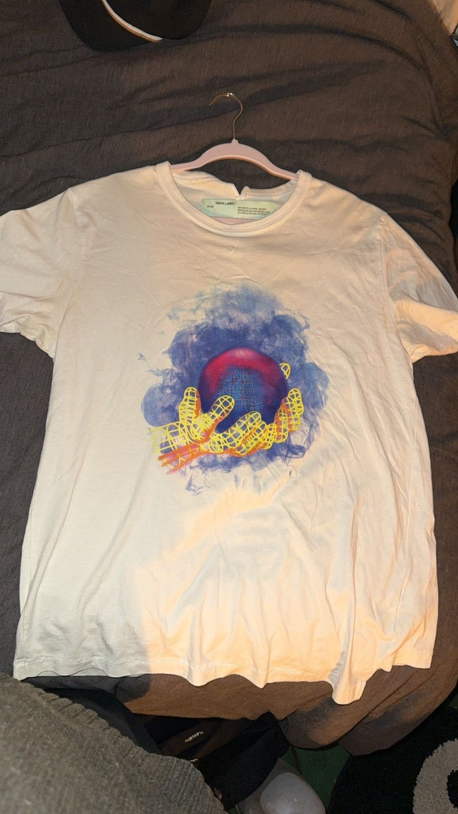 image of Off White Shirt! Got In France. Operating Srl T, Men's (Size Large)