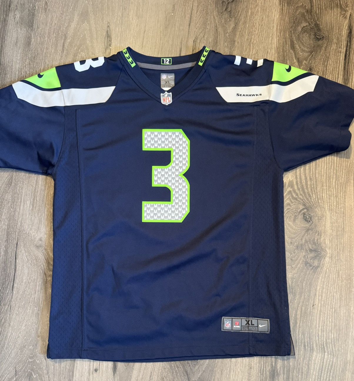 Nike Russel Wilson Seahawks Jersey Size US XL / EU 56 / 4 - 1 Thumbnail
