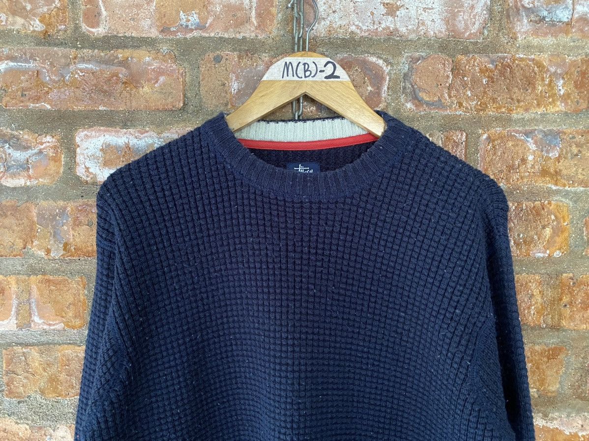 Stussy × Vintage 1990s Stussy Wafer Thermal Knit Size US M / EU 48-50 / 2 - 3 Thumbnail