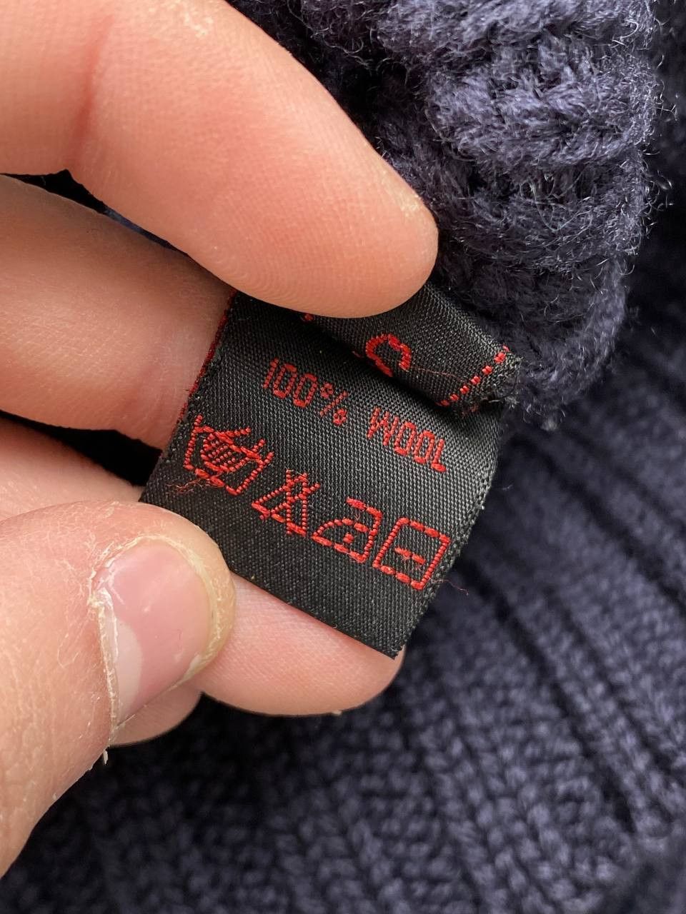 Evisu Vintage Evisu Wool Knit Ribbed Sweater 90s Big Logo Men Size US S / EU 44-46 / 1 - 12 Thumbnail