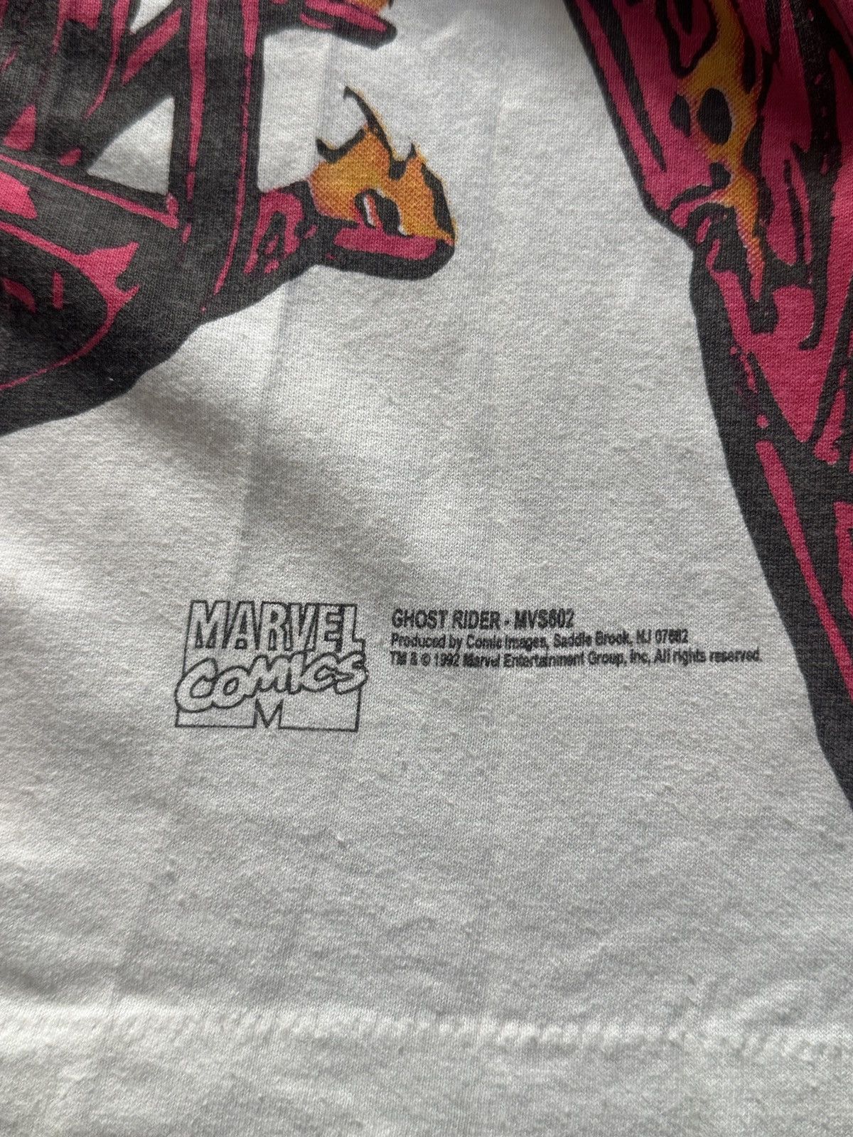 Marvel Comics Ghost Rider Vintage Marvel Fruit of the Loom L OVP t shirt Size US L / EU 52-54 / 3 - 4 Thumbnail