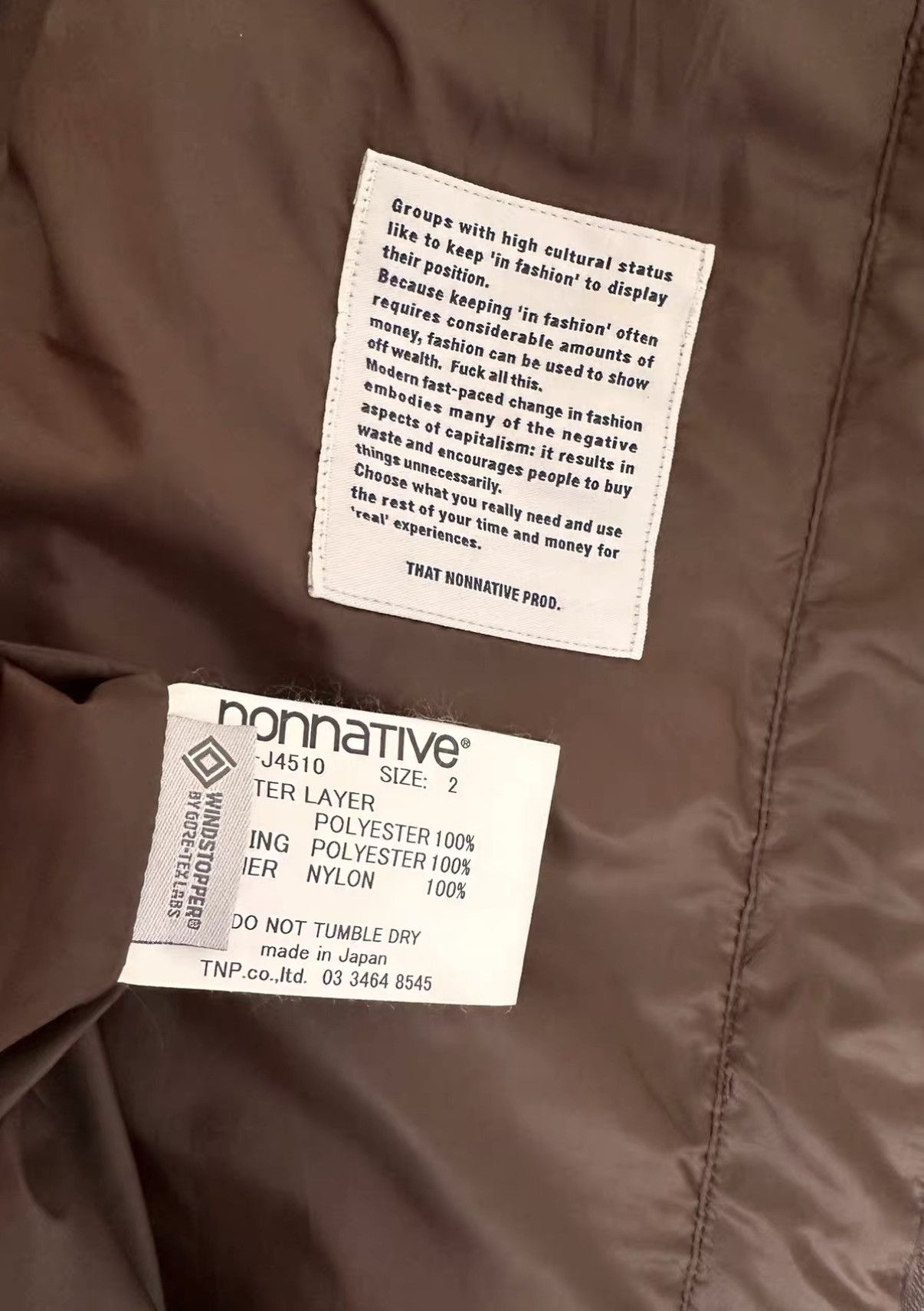 Nonnative nonnative GORE-TEX JKT Size US M / EU 48-50 / 2 - 5 Thumbnail