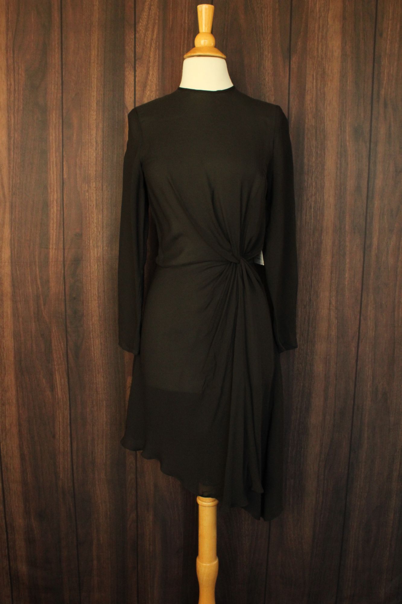 Anine Bing Anine Bing New With Tags Black Dress, Sz Small, Silk Chiffon Size S / US 4 / IT 40 - 2 Thumbnail