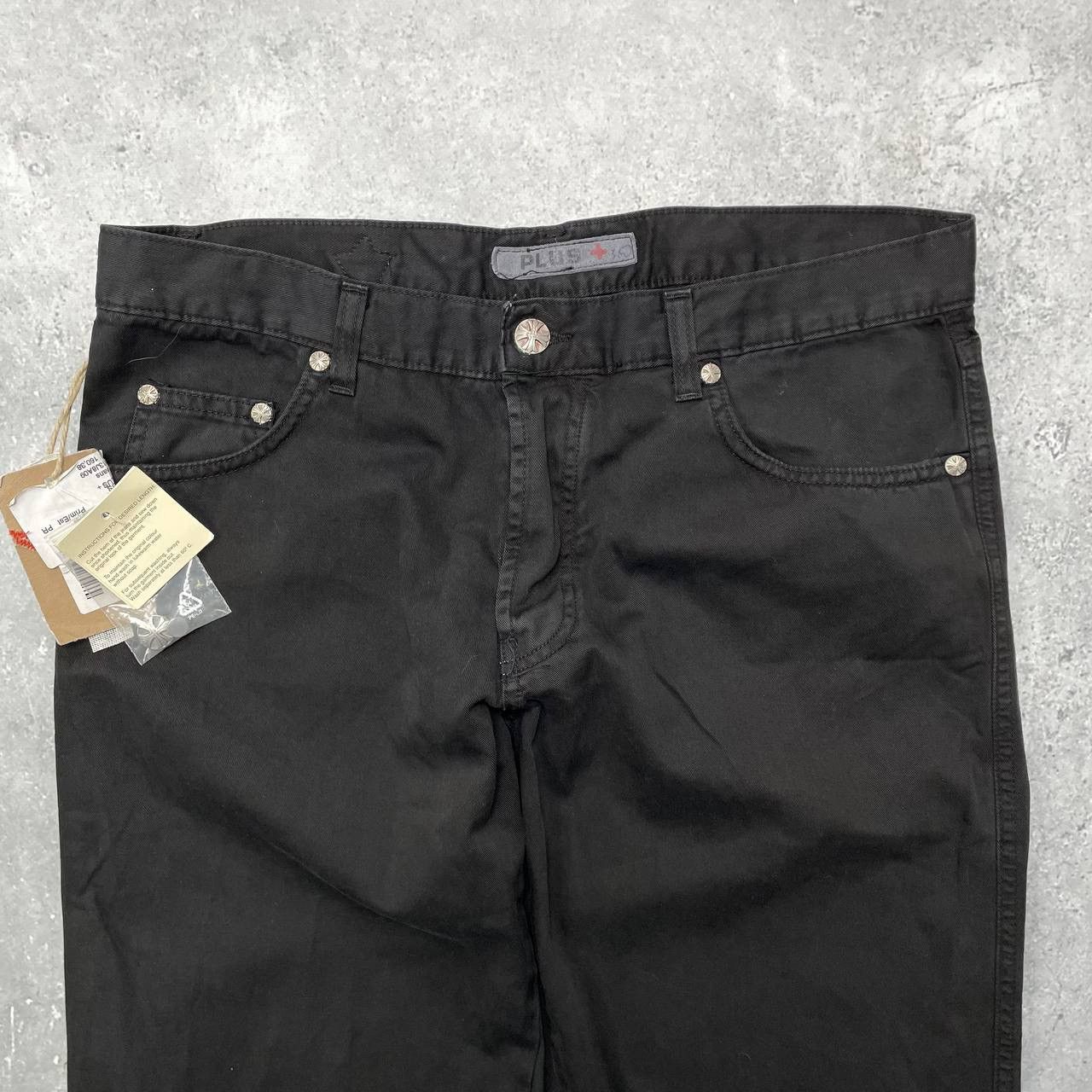 Vintage Vintage 2000s Olis Plus Chrome Cross Style Straight Pants Size US 34 / EU 50 - 3 Thumbnail