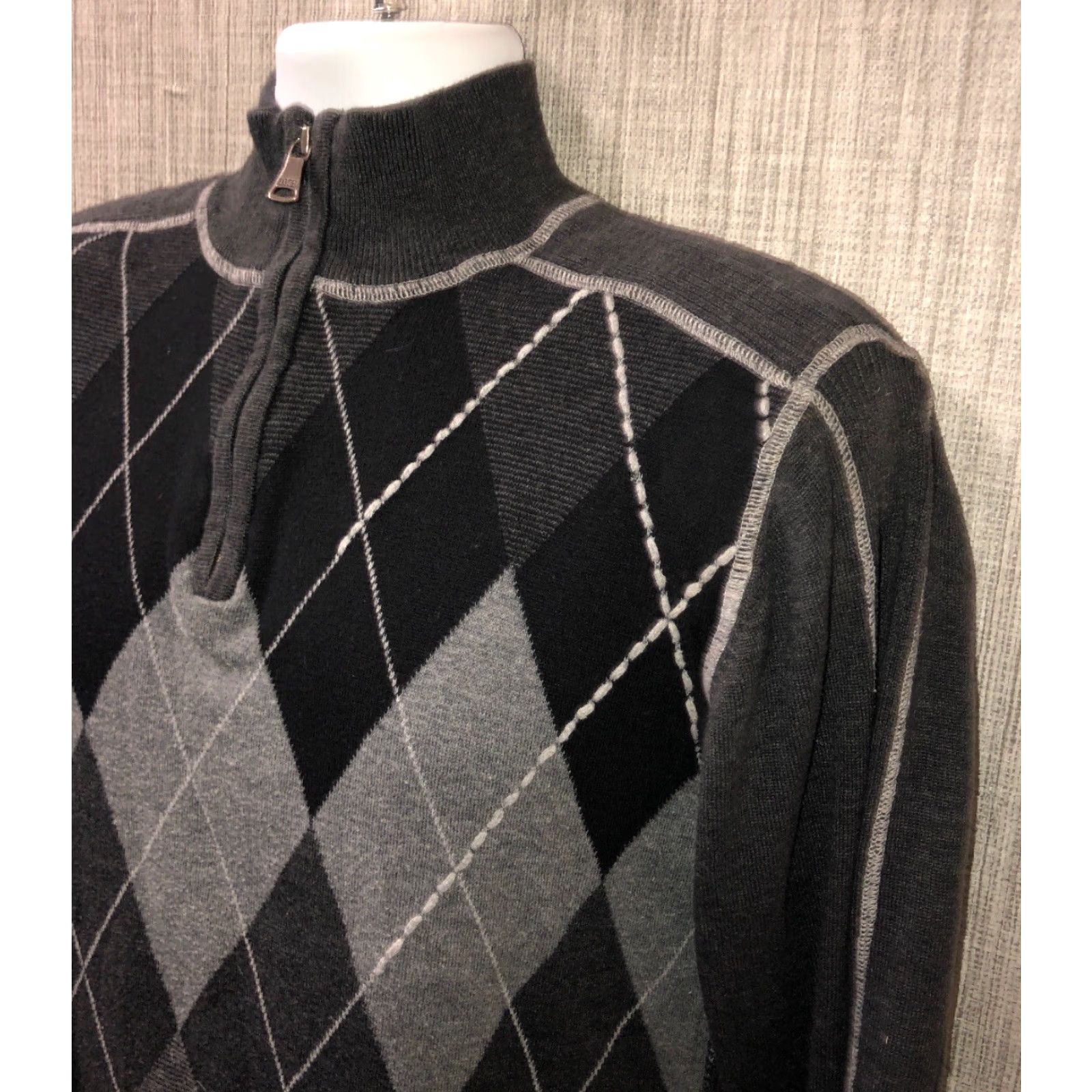 Vintage VINTAGE Buckle Mens Sweater 1/4 Zip Gray Large Adult Fall Winter Size US L / EU 52-54 / 3 - 2 Thumbnail