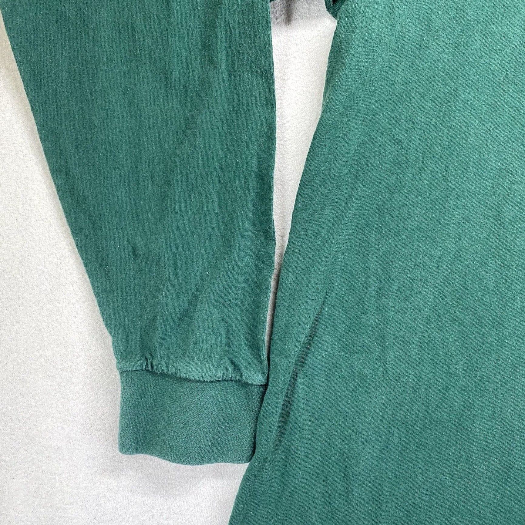 Vintage VINTAGE Northwest Passage Shirt Mens Large Green 80s USA Knit Long Sleeve Slim Fit Size US L / EU 52-54 / 3 - 6 Thumbnail