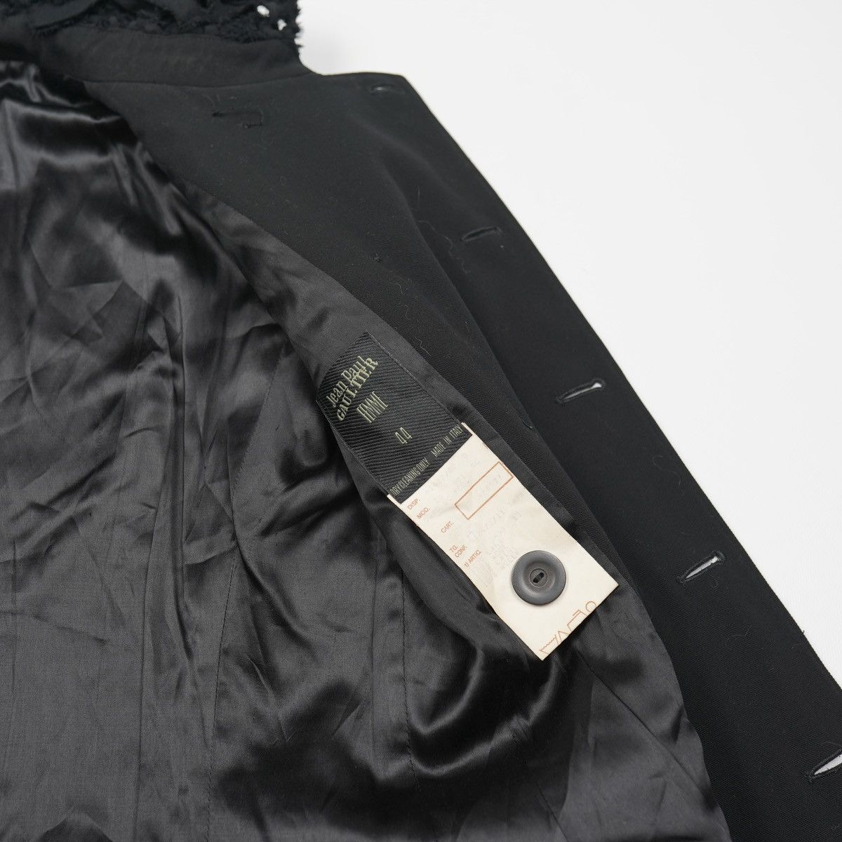 Jean Paul Gaultier Jean Paul Gaultier Wool Fringe Double Breasted Coat Jacket Size M / US 6-8 / IT 42-44 - 17 Thumbnail