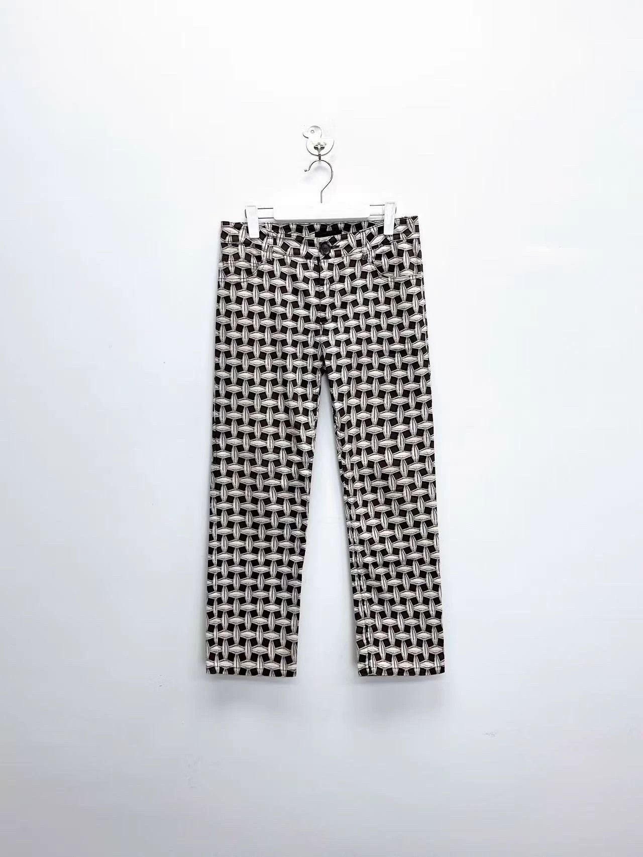 Louis Vuitton louis vuitton embroidered logo long pants Size 40" / US 18 - 1 Thumbnail