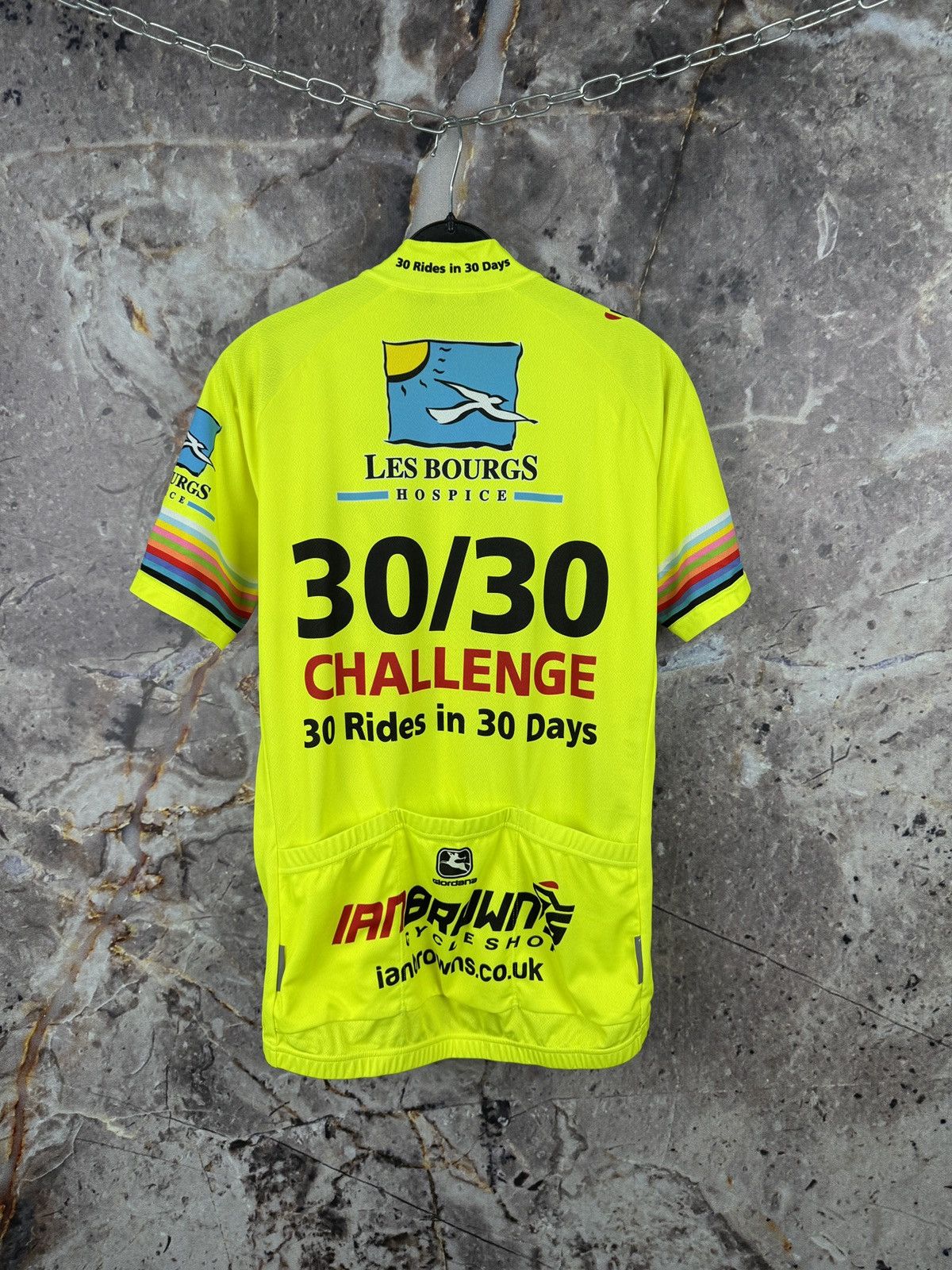 Other Cycling Jersey Ian Browns Neon Yellow Full Zip Bike Shirt 🚴‍♂️ Size US M / EU 48-50 / 2 - 11 Thumbnail
