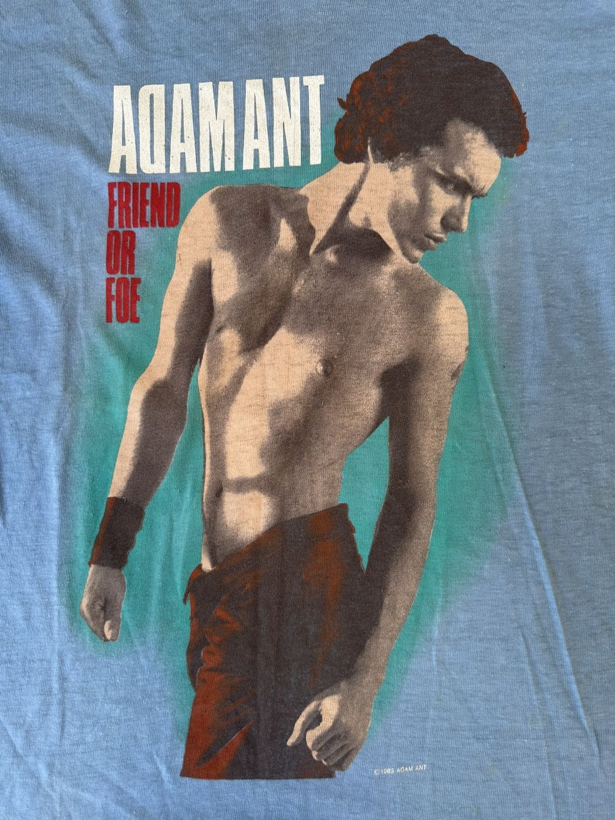 Band Tees × Vintage Vintage 1983 Adam Ant Pure Sex USA Tour Single Stitch TShirt Size US S / EU 44-46 / 1 - 2 Thumbnail