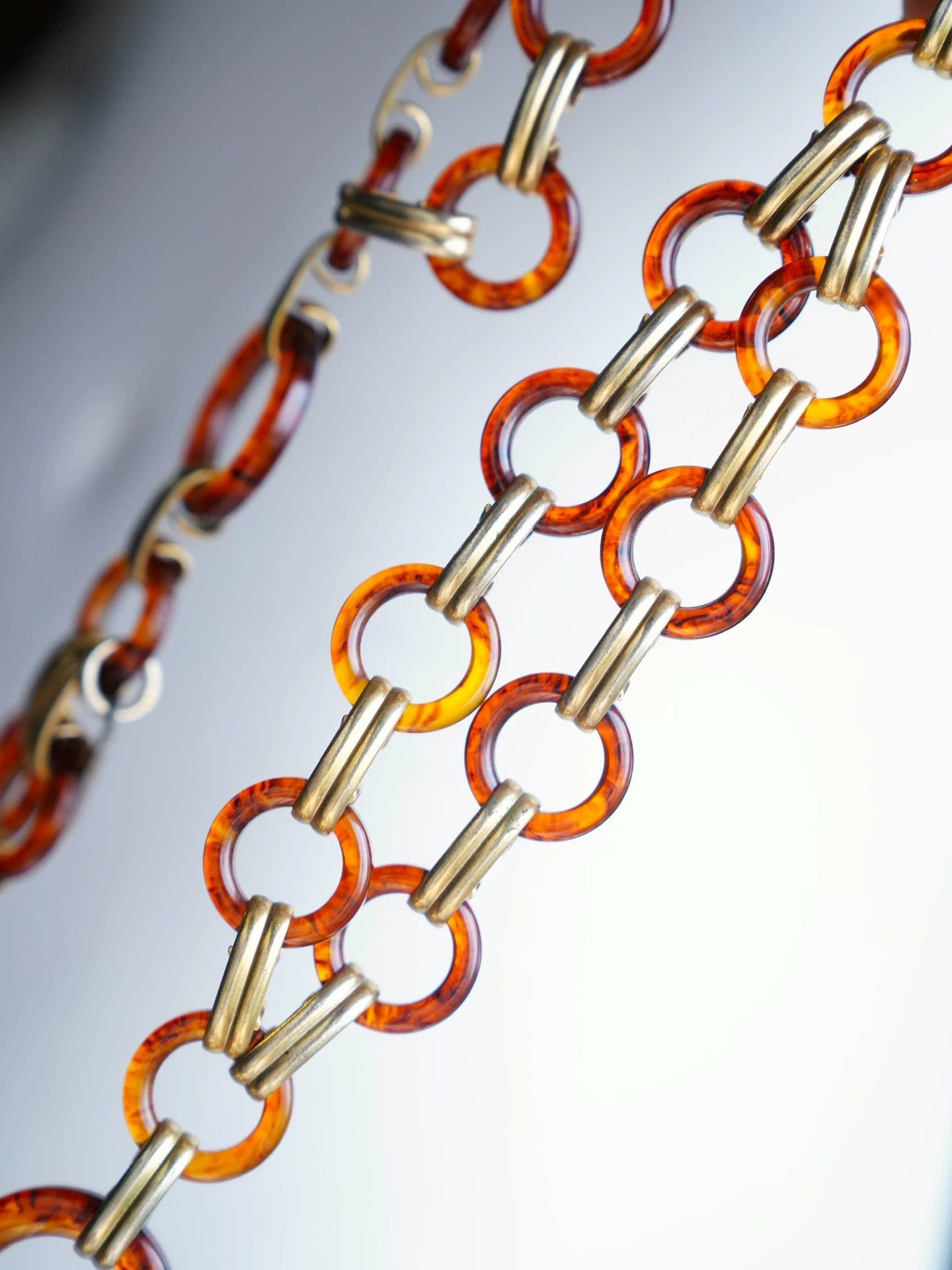 Yves Saint Laurent YSL Vintage Amber Ring Waist Chain Size ONE SIZE - 3 Thumbnail