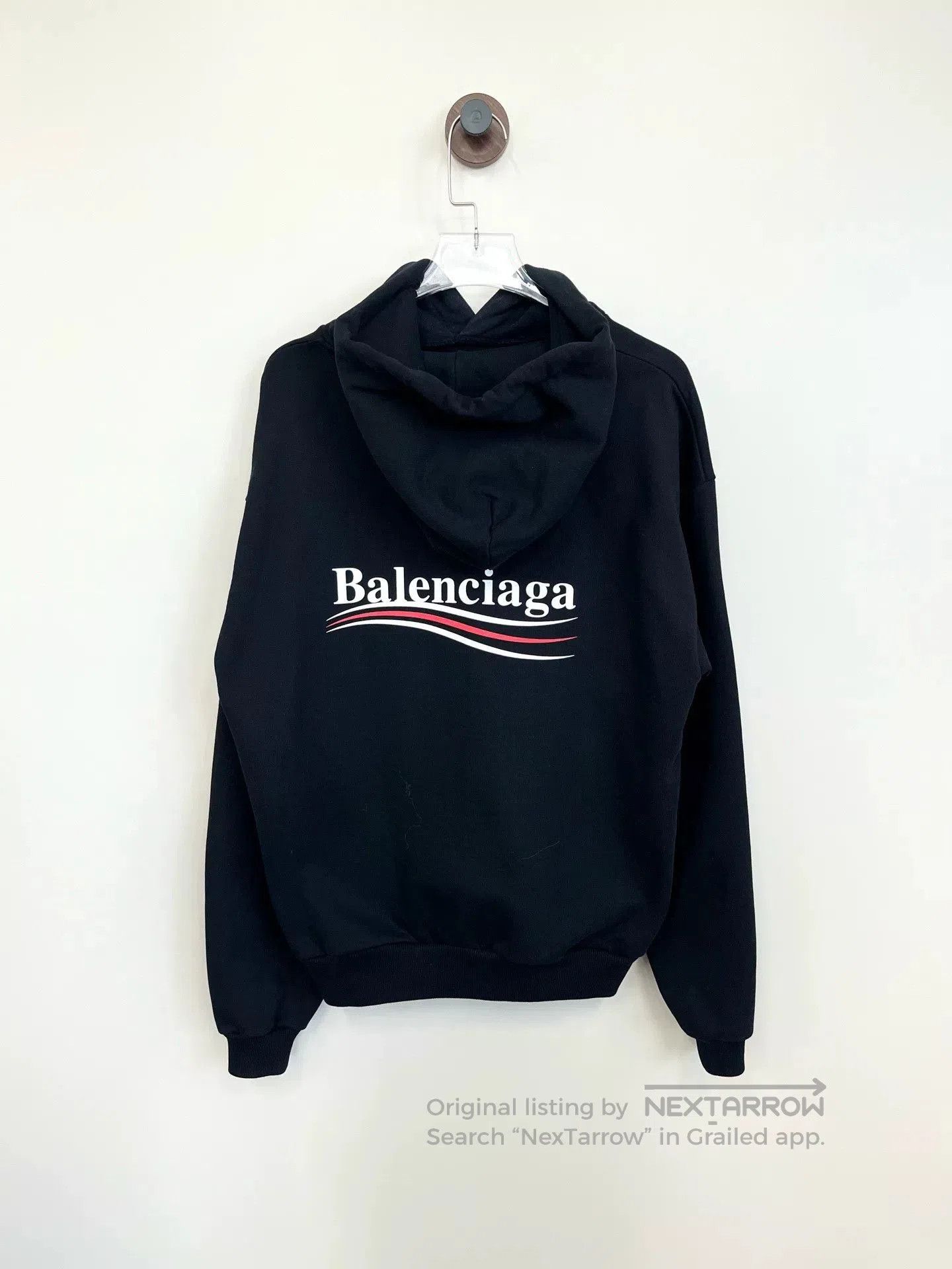 Balenciaga Black Balenciaga Logo Hoodie for Sale. Size US S / EU 44-46 / 1 - 2 Thumbnail