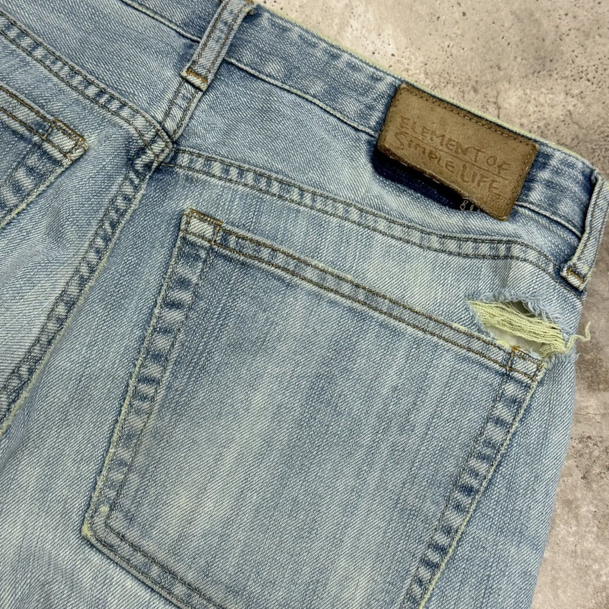 Element Element Distressed Flourescent Thread Denim Pants Size US 29 - 13 Thumbnail