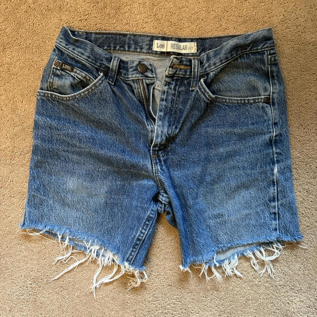 Lee Lee Women's Bermuda Denim Shorts Size 27" / US 4 / IT 40 - 1 Thumbnail
