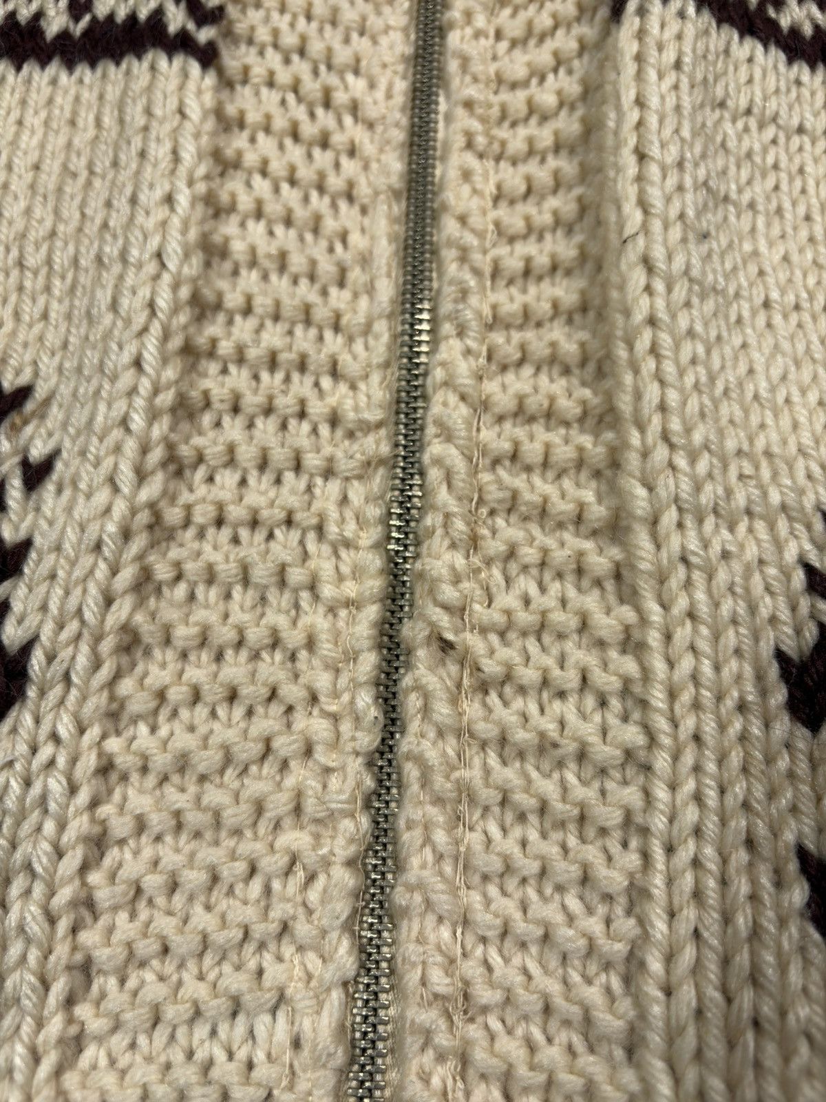 Other Original Cowichan Post WW2 50s Moose Zip Sweater Size US M / EU 48-50 / 2 - 13 Thumbnail