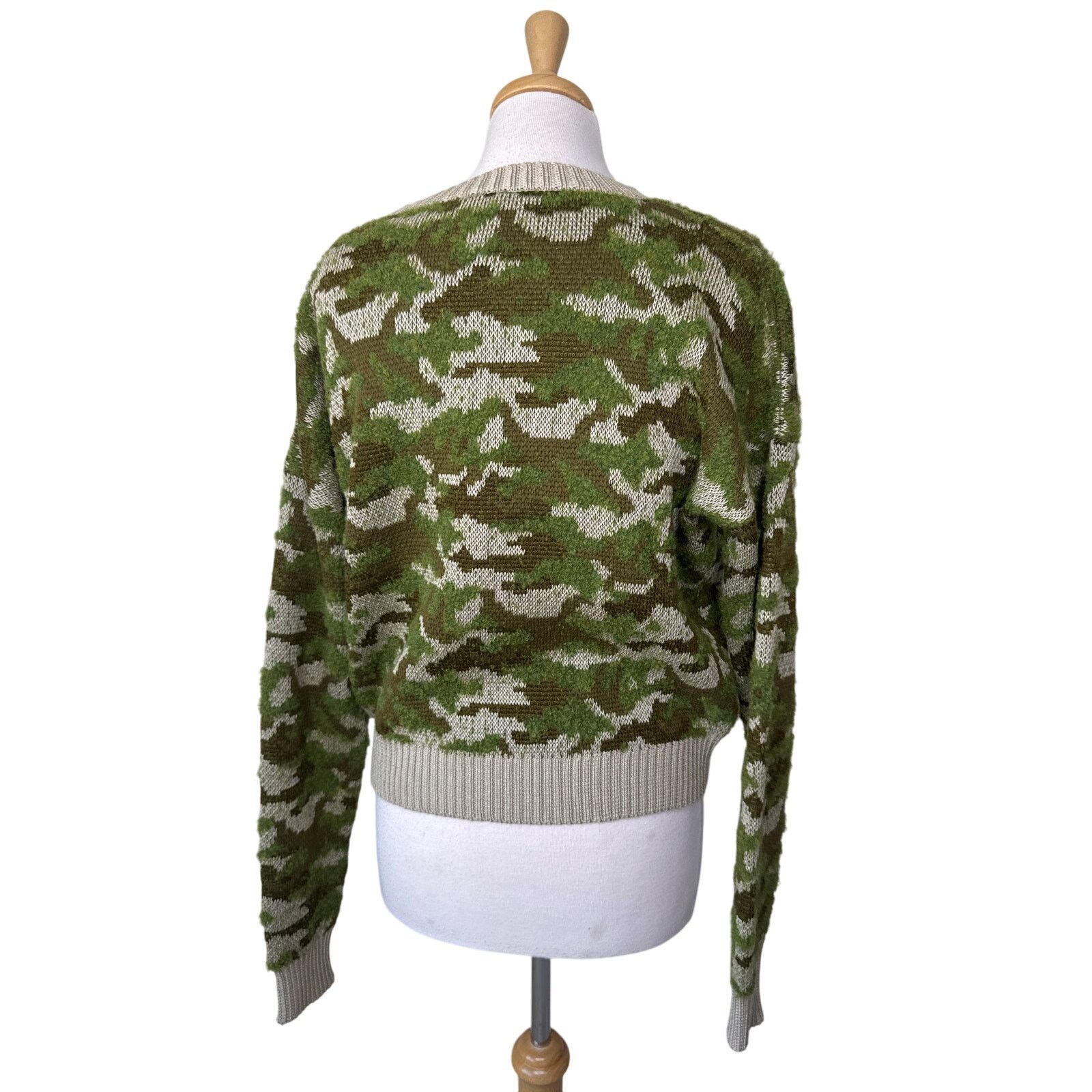 NSF NSF - BLAYNE SWEATER CAMO JACQUARD Cropped Medium Size M / US 6-8 / IT 42-44 - 6 Thumbnail