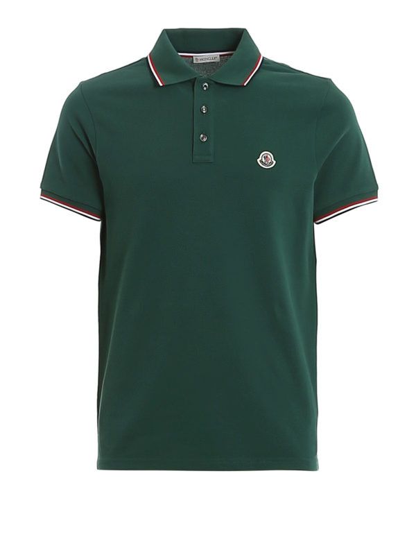 image of Polo Shirt Moncler Size M T-Shirt Polos Green, Men's