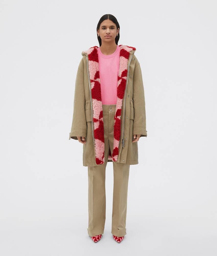 Bottega Veneta o1n1vont1224 Parka in Burlap Size S / US 4 / IT 40 - 1 Thumbnail