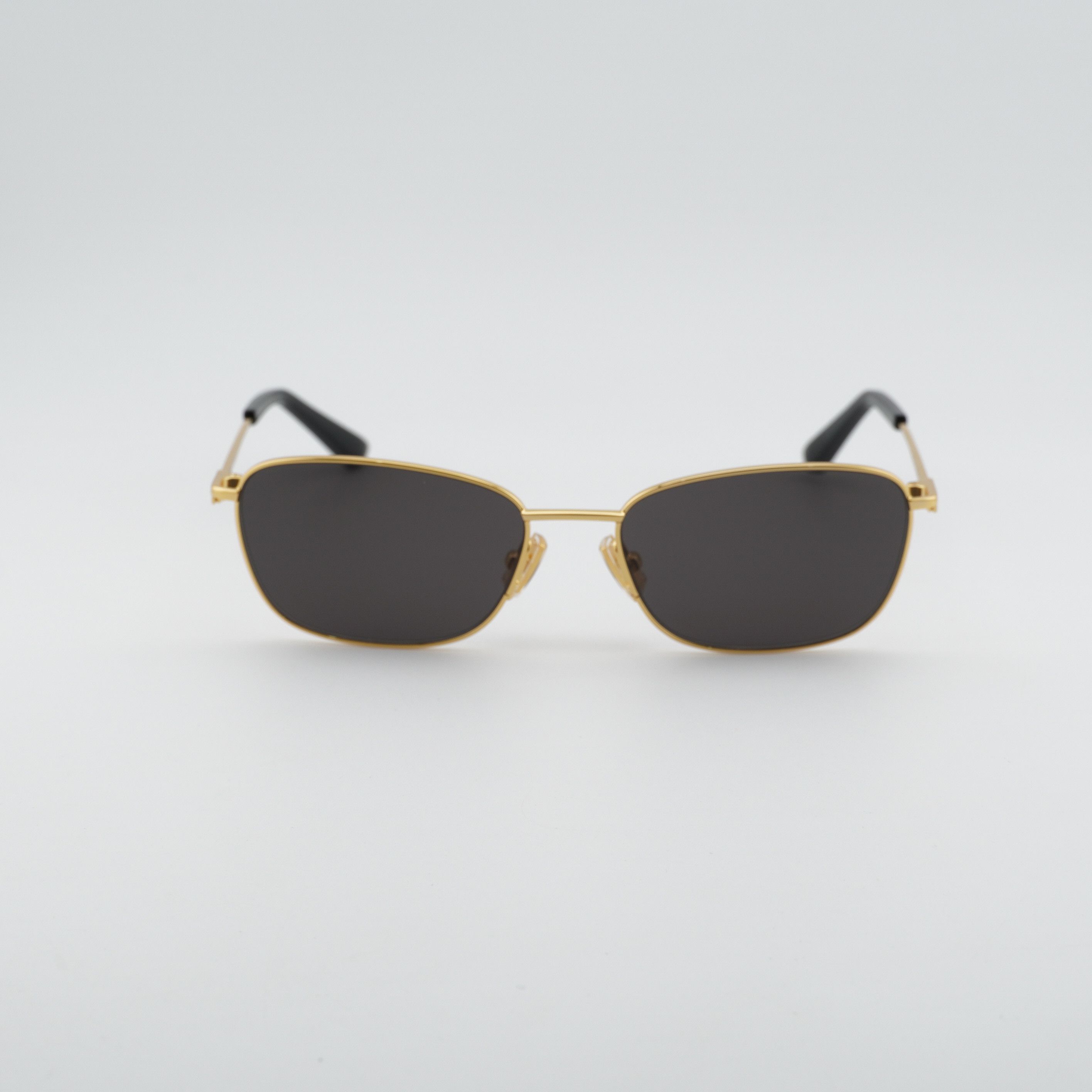 Bottega Veneta Bottega Veneta BV1300S 001 Sunglasses Gold Rectangle Frame Size ONE SIZE - 6 Thumbnail