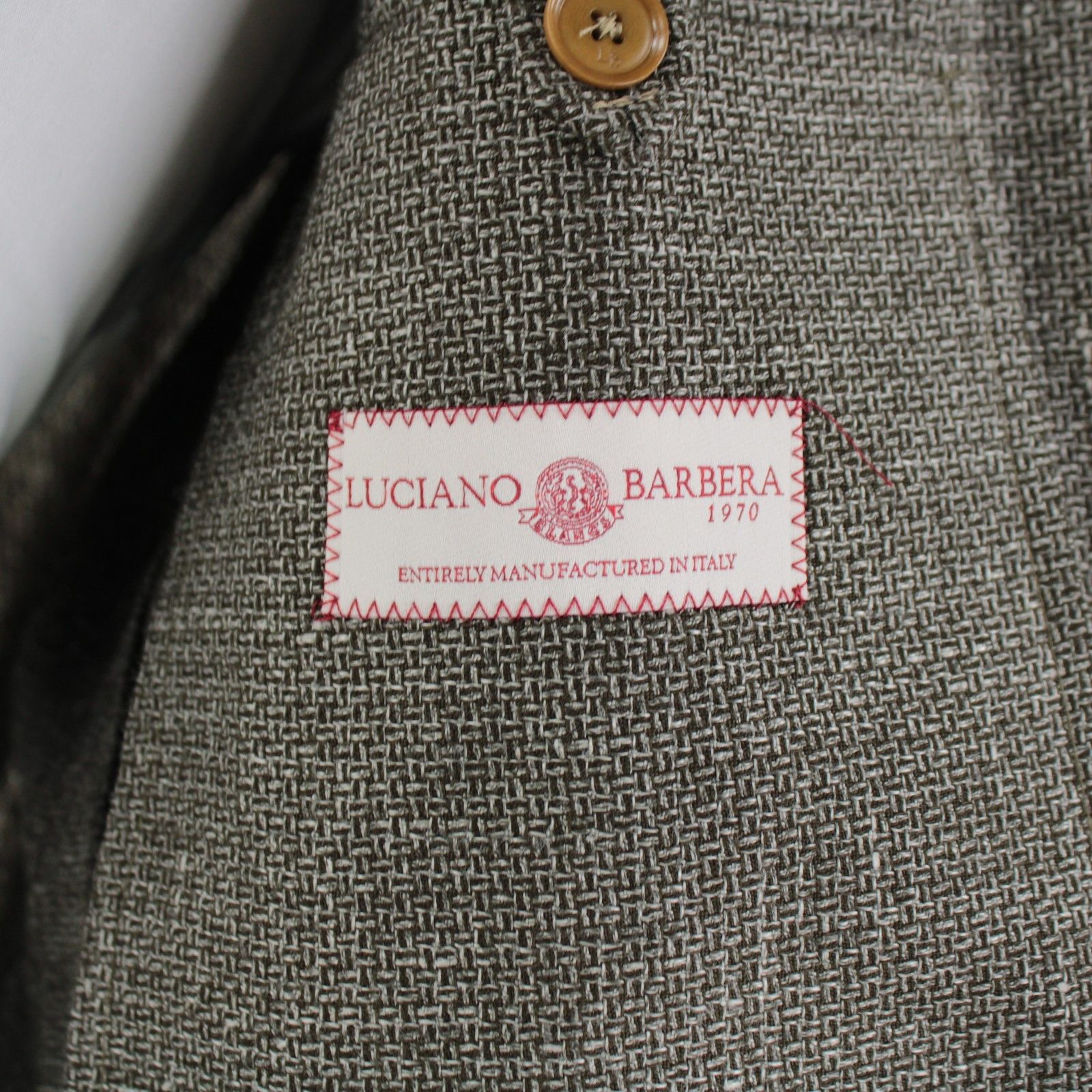 Luciano Barbera Luciano Barbera Sport Coat Size 46 US in Green Size 46R - 7 Thumbnail