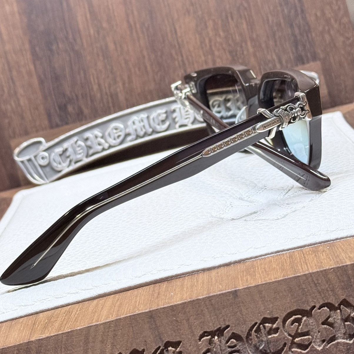 Chrome Hearts Chrome Hearts Vagillionaire II ‘Murky Waters’ Sunglasses Size ONE SIZE - 8 Thumbnail