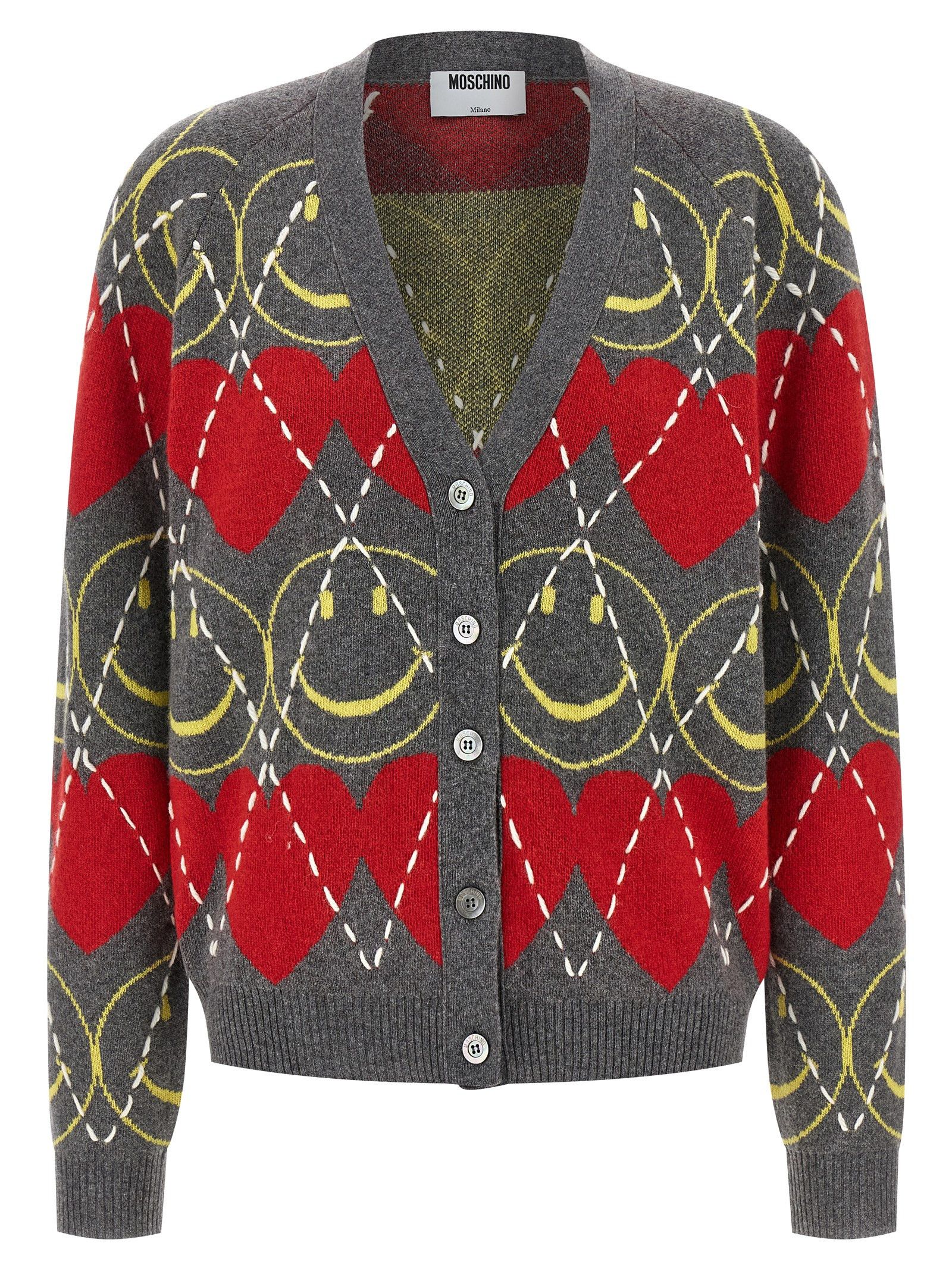 Moschino 'Smiley®' Cardigan Size S / US 4 / IT 40 - 1 Thumbnail