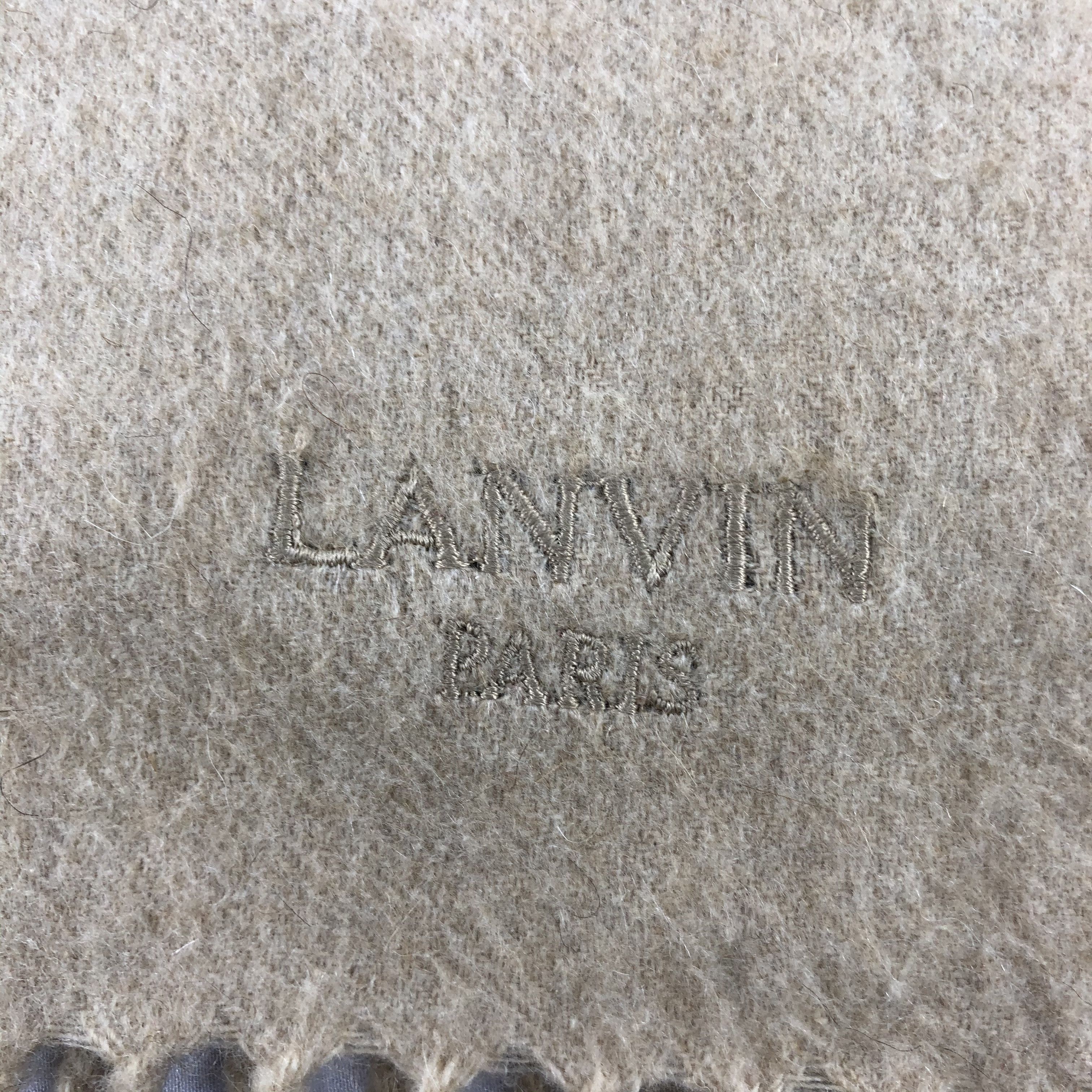 Lanvin × Vintage Vintage Lanvin Scarf Muffler - WW3363 Size ONE SIZE - 4 Thumbnail