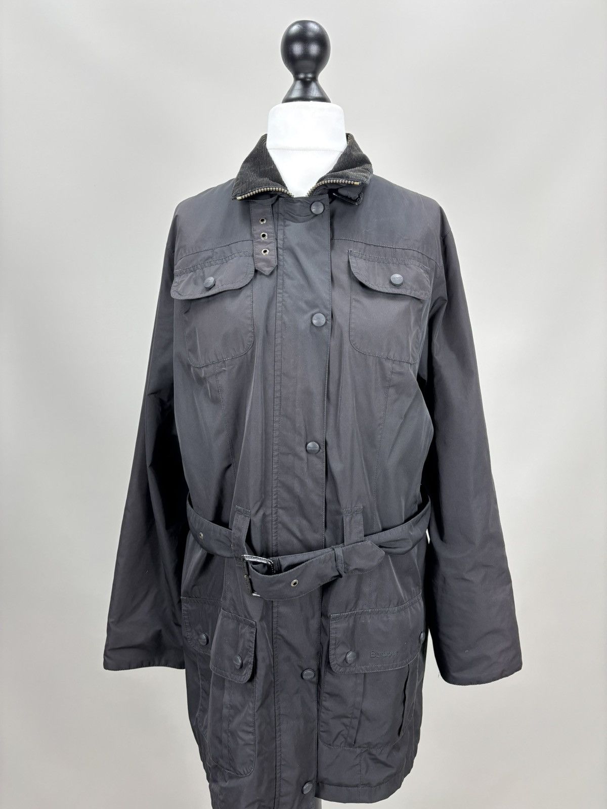 Barbour Womens jacket Barbour Featherweight Size 12 Color Black Size XL / US 12-14 / IT 48-50 - 2 Thumbnail