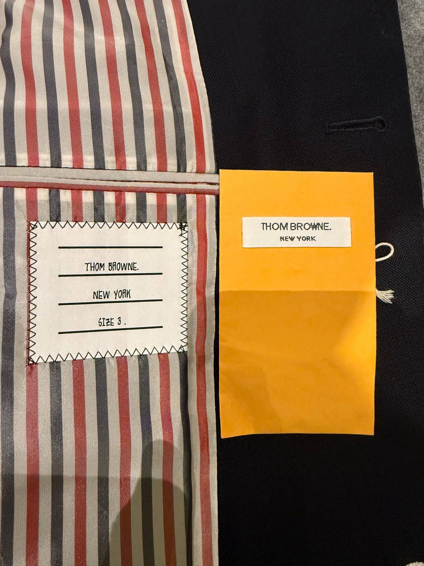 Thom Browne Thom Browne Rare Ocean Embroidered Slim Navy Suit Size US L / EU 52-54 / 3 - 4 Thumbnail