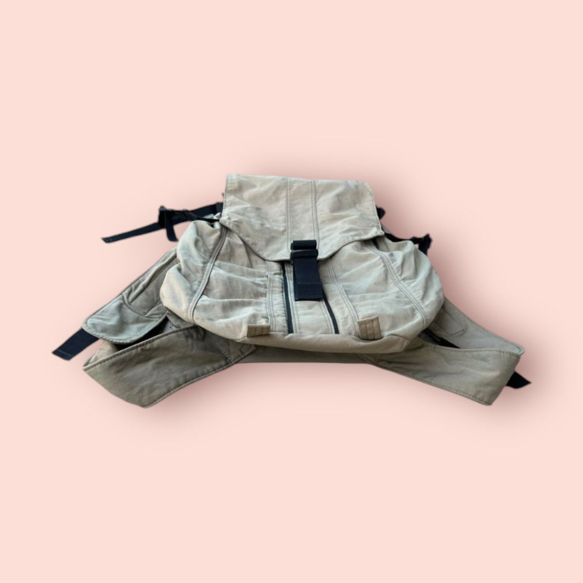Head Porter VINTAGE SUNFADED PORTER CYLINDER DAYPACK/RUCKSACK/BACKPACK Size ONE SIZE - 9 Thumbnail