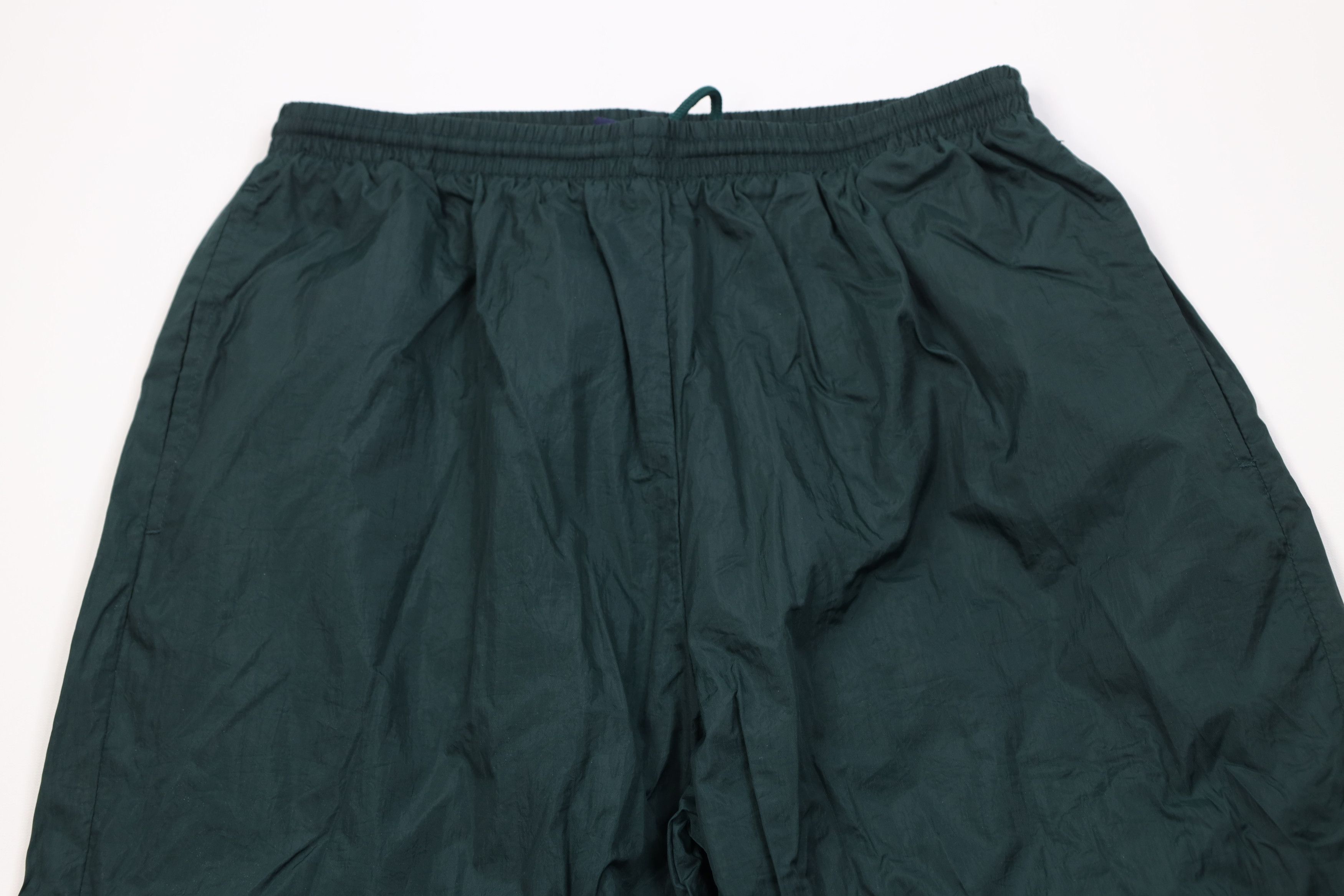 Vintage Vintage 90s Streetwear Lined Windbreaker Joggers Pants Green Size US 36 / EU 52 - 2 Thumbnail
