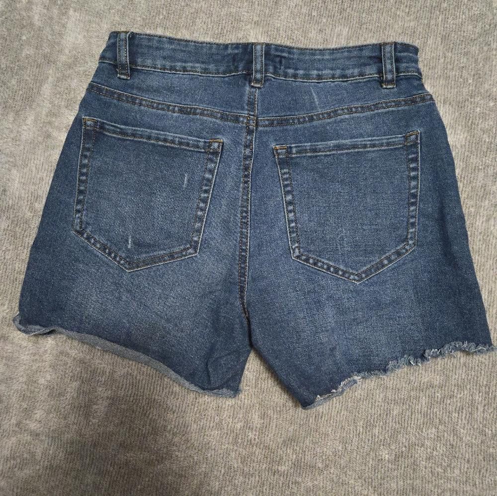 Other Black Tape Jean Shorts Size 25" / US 0 / IT 36 - 3 Thumbnail