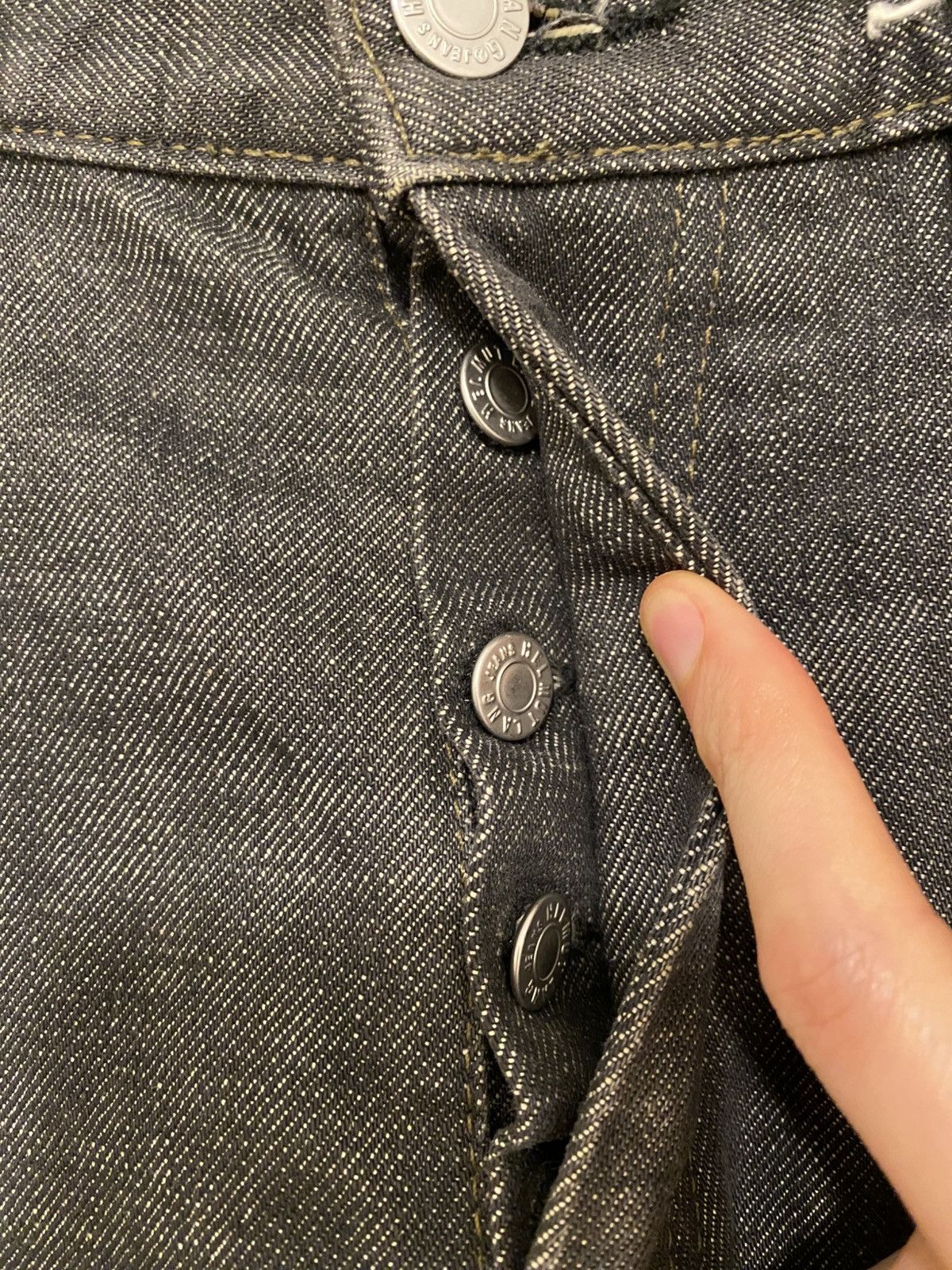 Helmut Lang 1998 classic denim italian cut raw denim Size US 31 - 11 Thumbnail