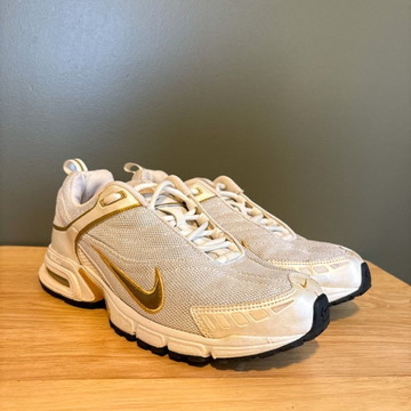 Nike Nike BRS 1000 Max Air White Gold 2007 Athletic Shoes 8.5 Size US 8.5 / IT 38.5 - 1 Thumbnail