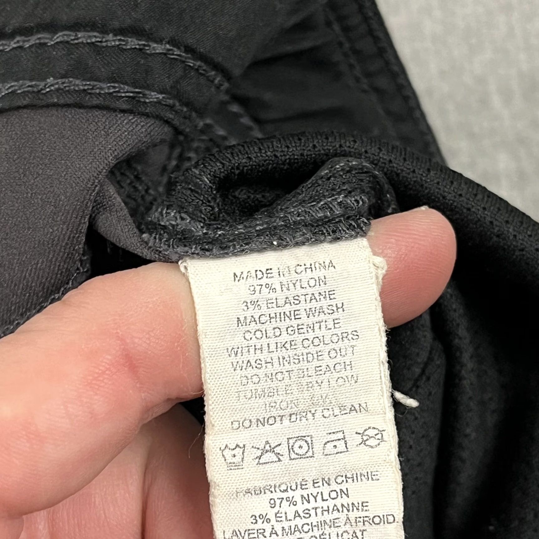Prana Prana Pants Mens 34 x 31 Gray Belted Stretch Hiking Trekking Trail Roll Up Size US 34 / EU 50 - 5 Thumbnail