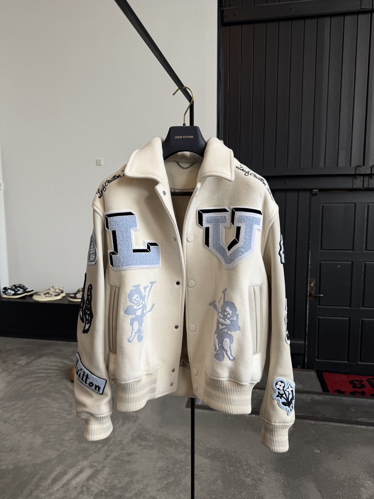 Louis Vuitton Louis Vuitton Bugs Bunny Varsity Jacket | Grailed