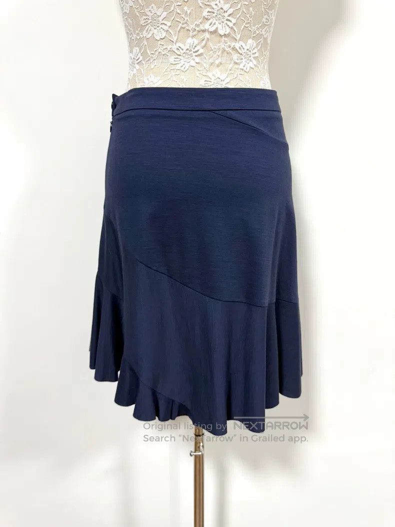Vivienne Westwood Vivienne Westwood size L Navy blue irregularly cut pleated Size 26" / US 2 / IT 38 - 4 Thumbnail