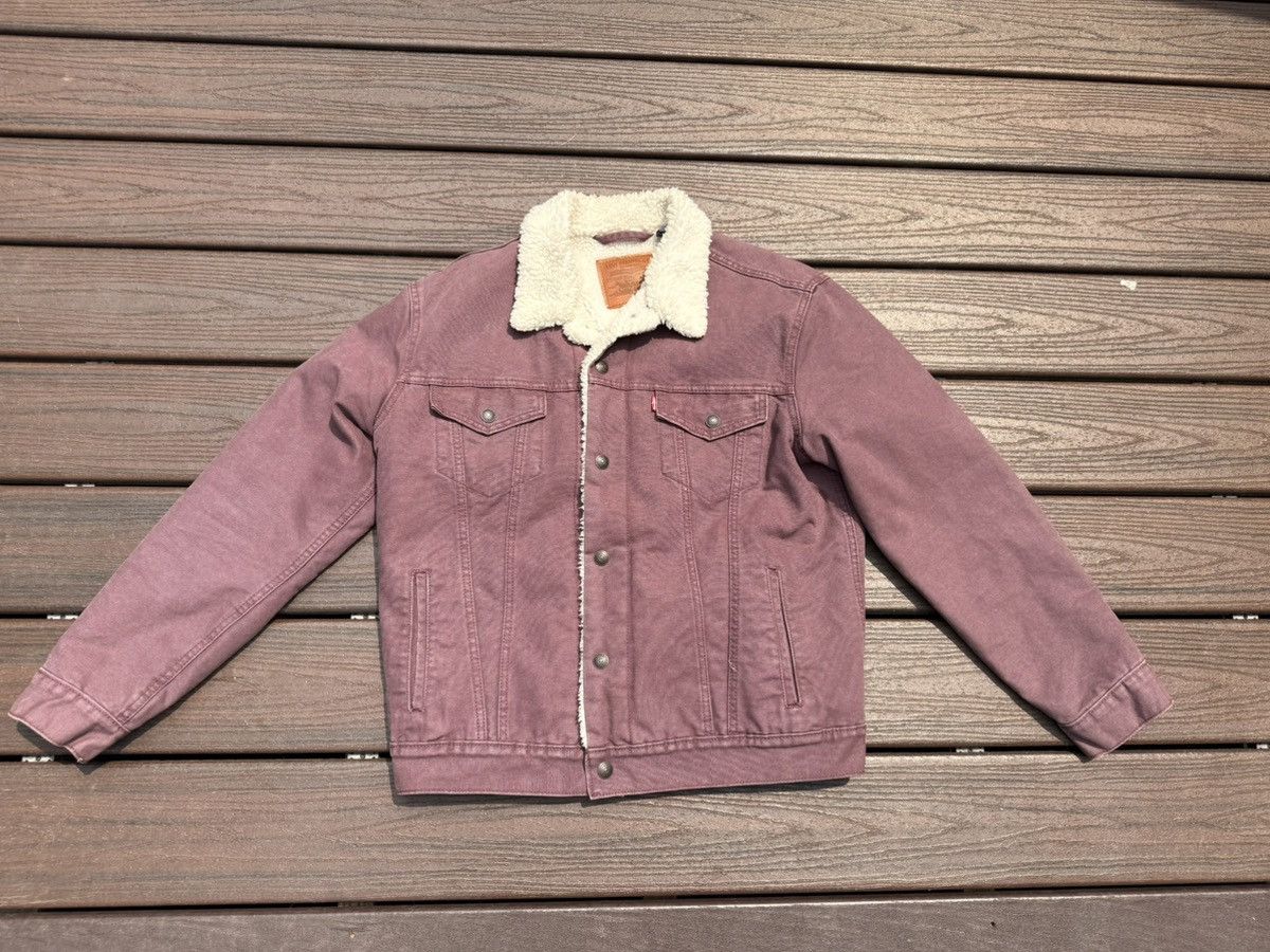 Levi's Vintage Levis Sherpa Denim Jacket Size US M / EU 48-50 / 2 - 1 Thumbnail