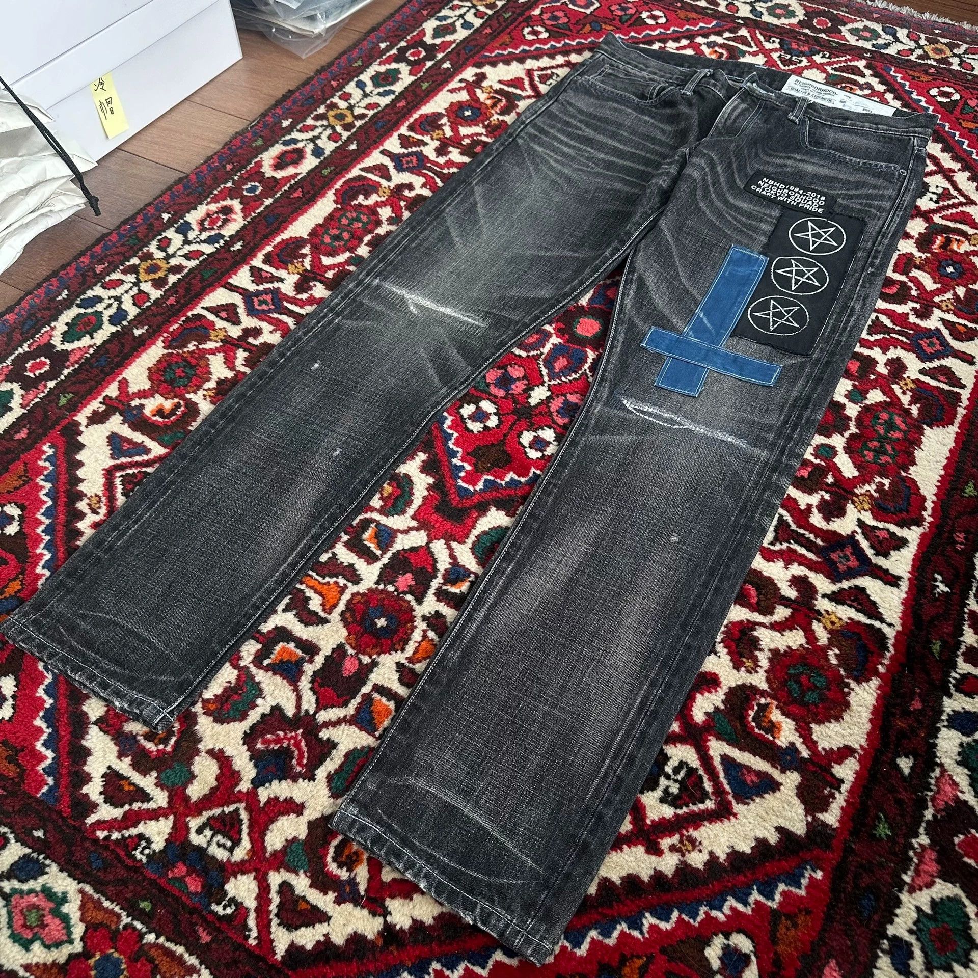 Neighborhood NEIGHBORHOOD 18SS METAL Jeans dp narrow M black Size US 33 - 4 Thumbnail
